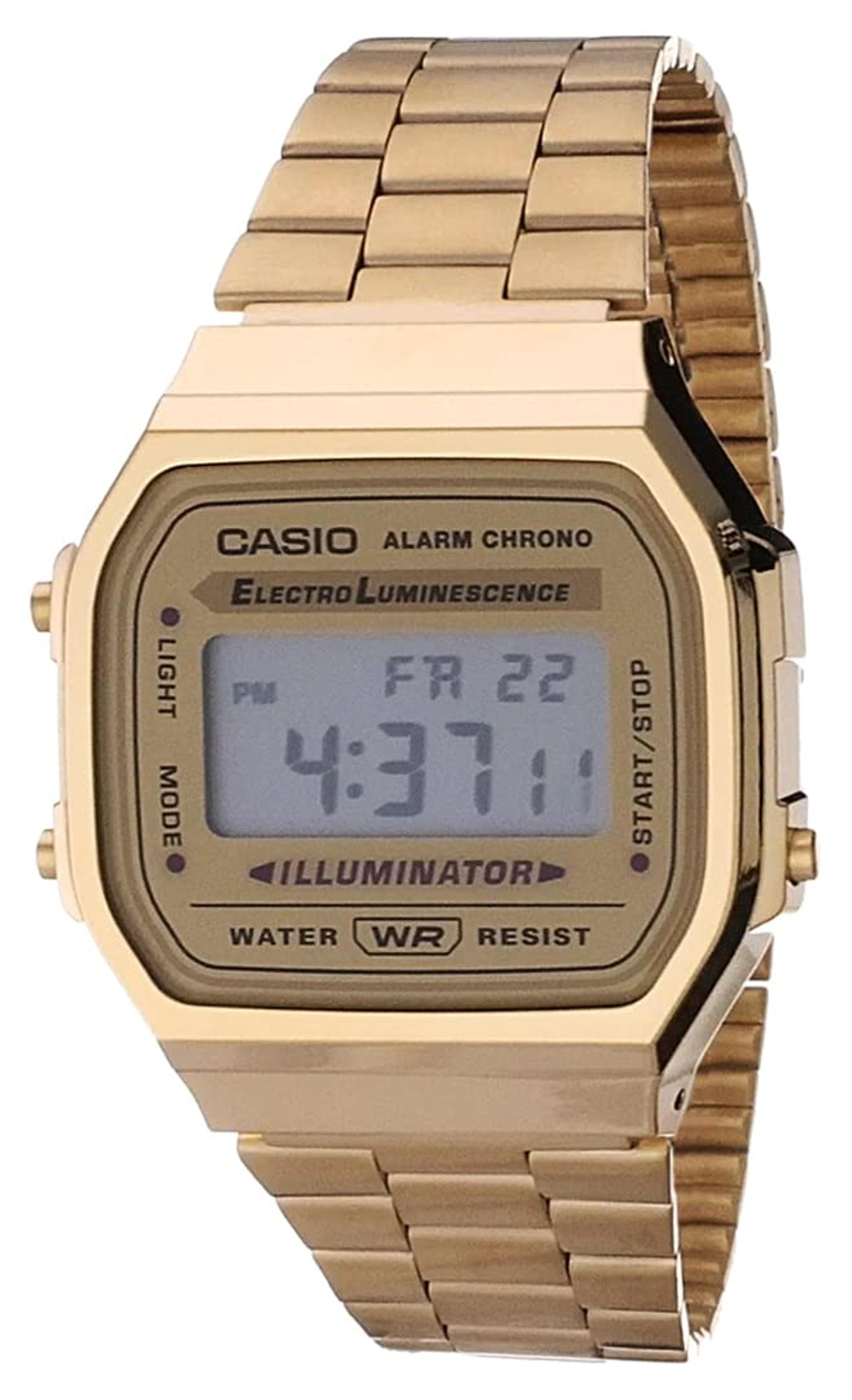 Amazon.com: G-Shock Casio Vintage A168WG-9VT Gold One Size : Casio: Clothing, Shoes & Jewelry