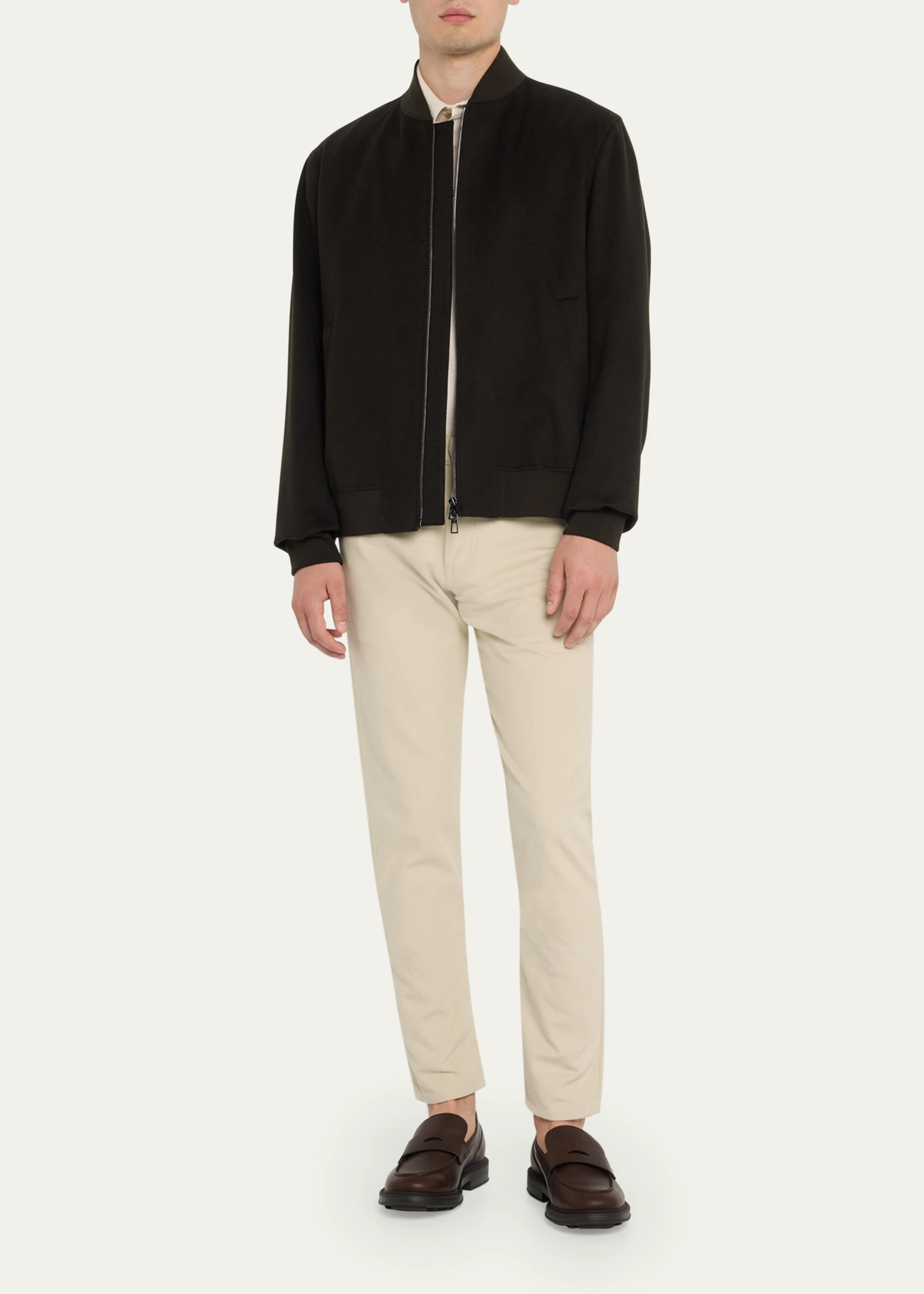 Loro Piana Men's Ivy Cashmere Bomber Jacket - Bergdorf Goodman