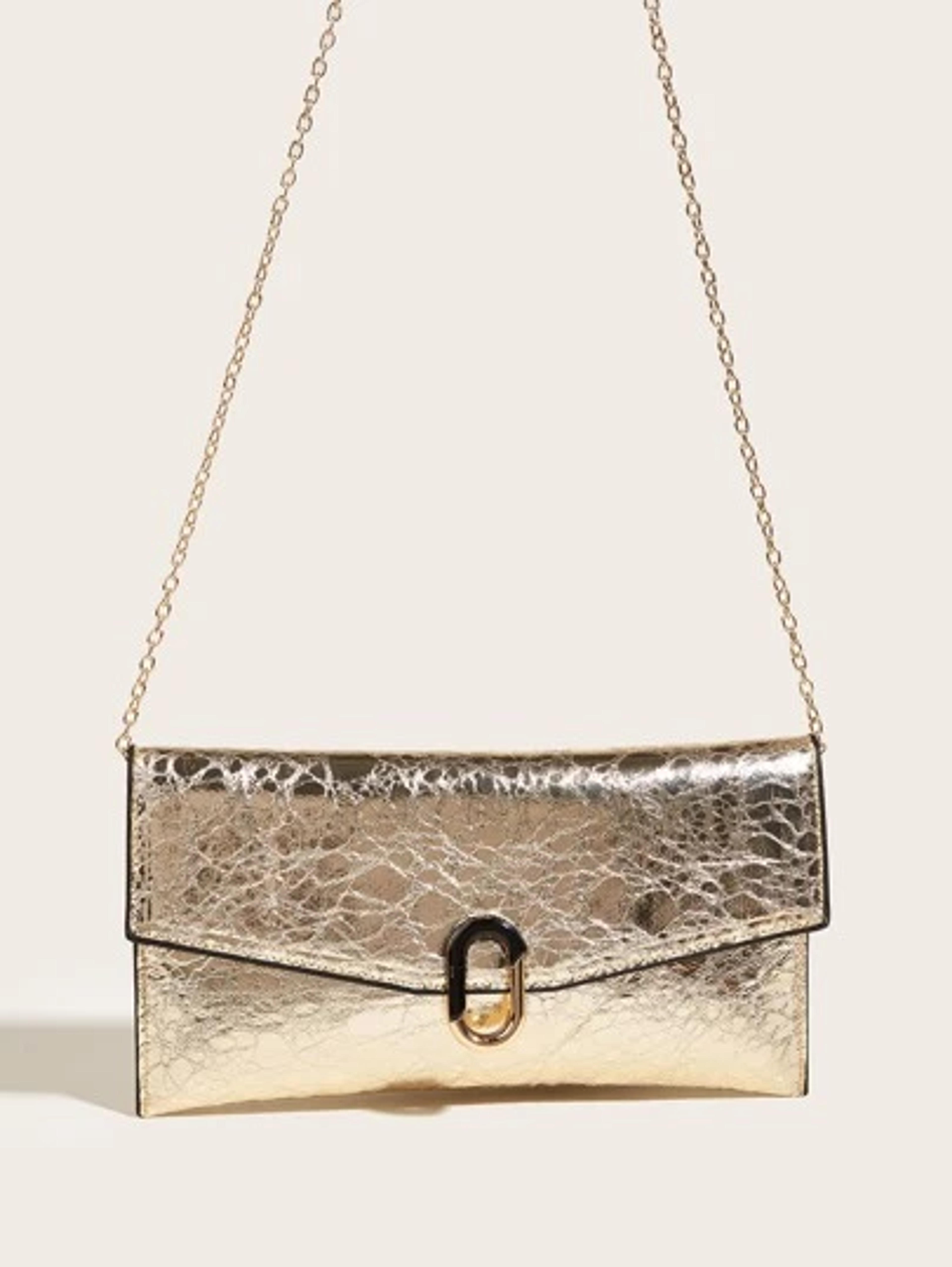 Metallic Flap Square Bag | SHEIN USA