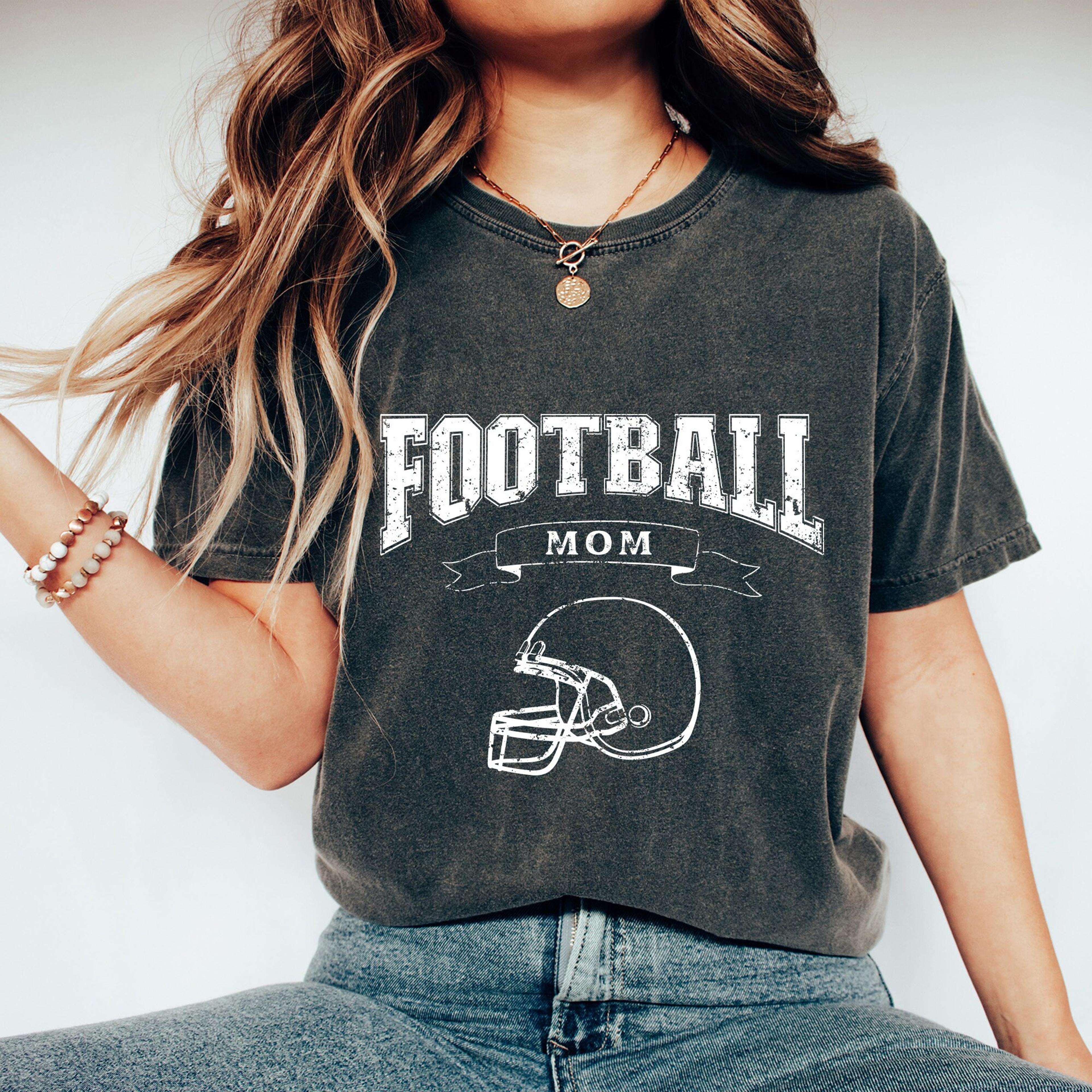 Football Mom Comfort Colors Tee Football Shirt Football Mom - Etsy