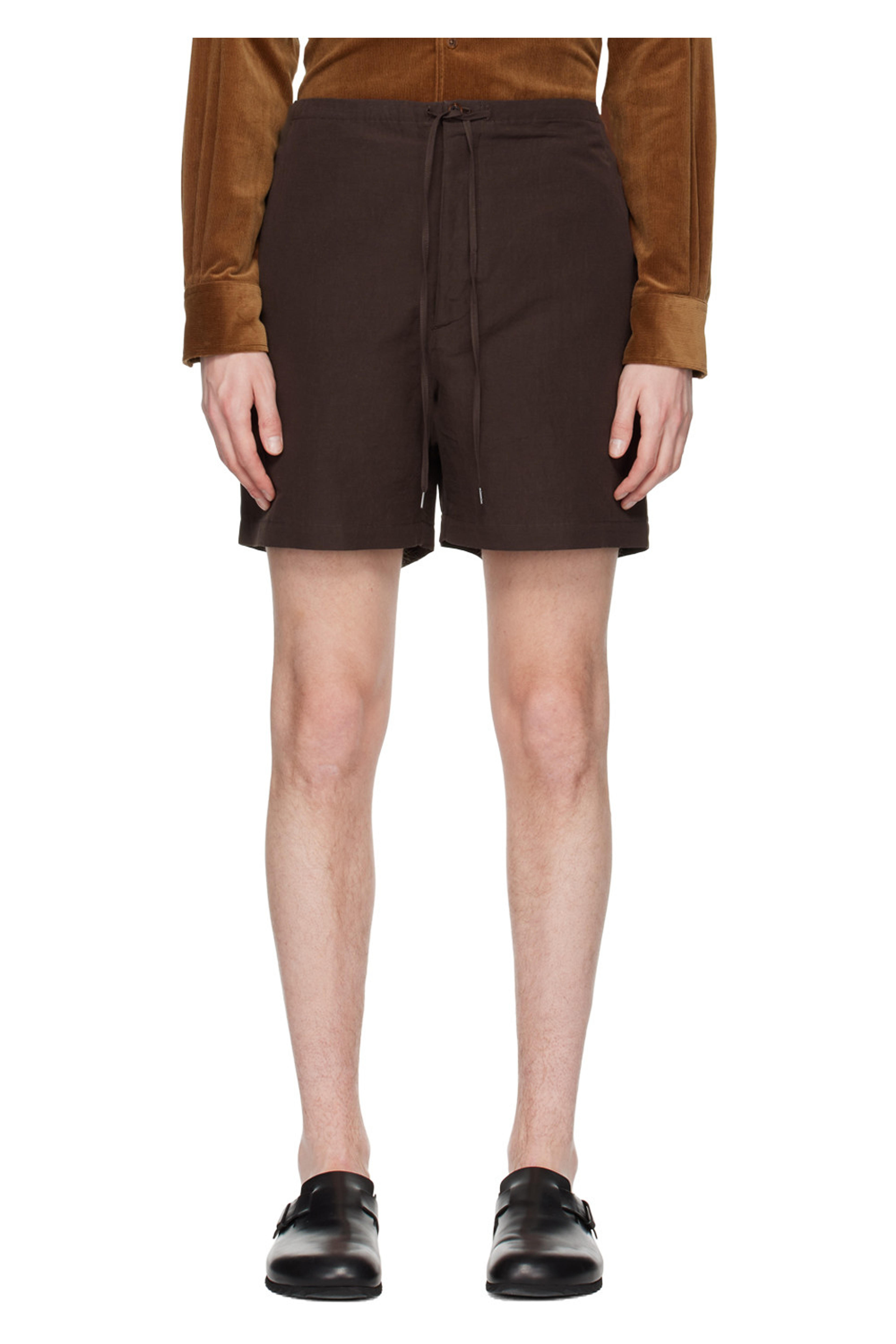 AURALEE - Brown Finx Shorts