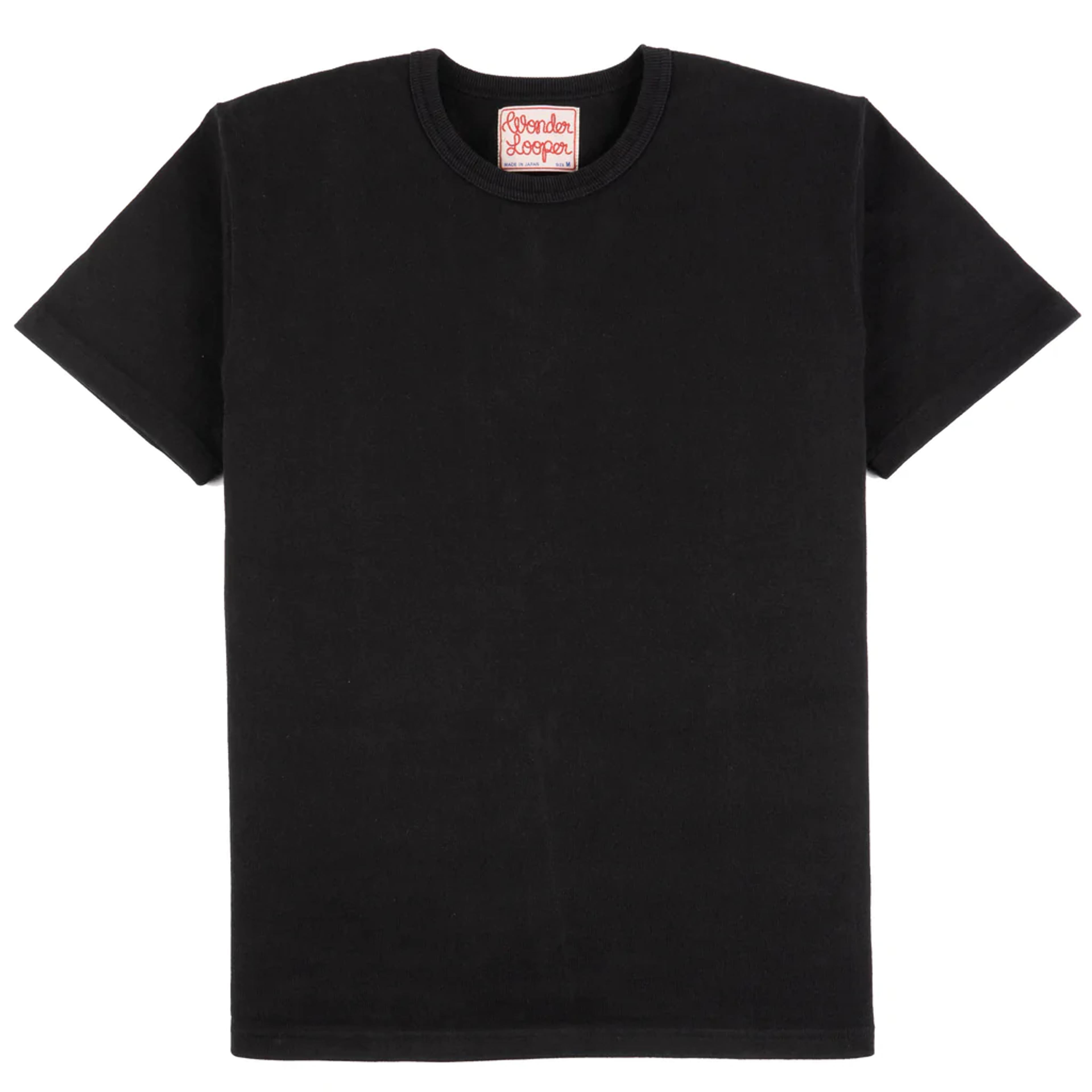 Crewneck T-shirt - Double Heavyweight - Black