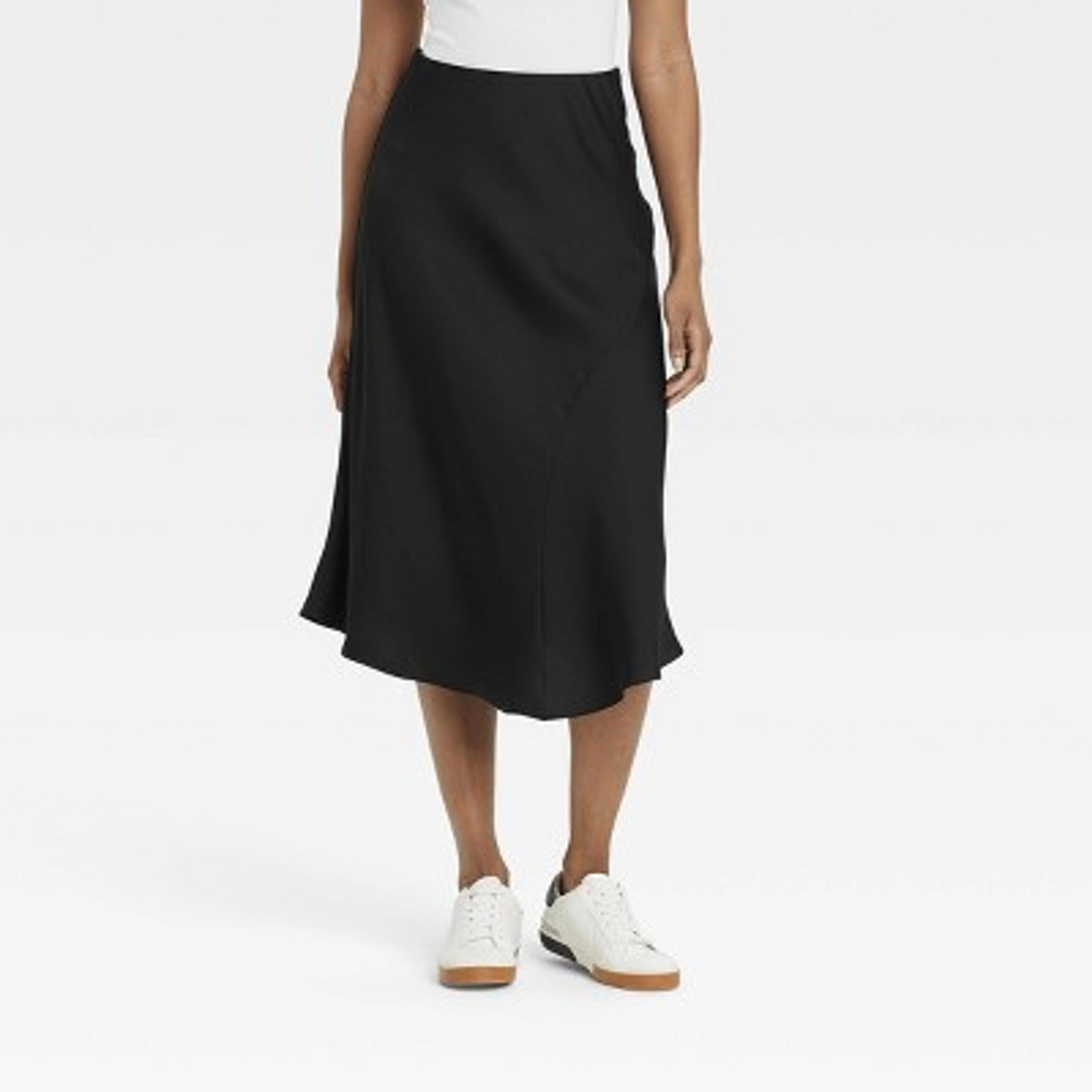 Women's High-rise Midi Slip Skirt - A New Day™ : Target