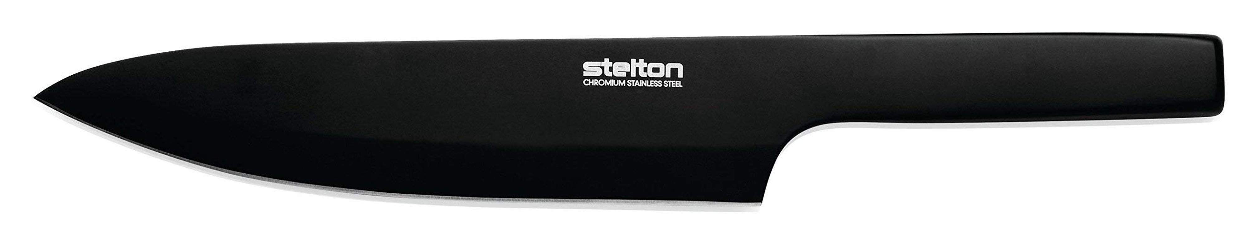 Stelton Pure Black Santoku Knife