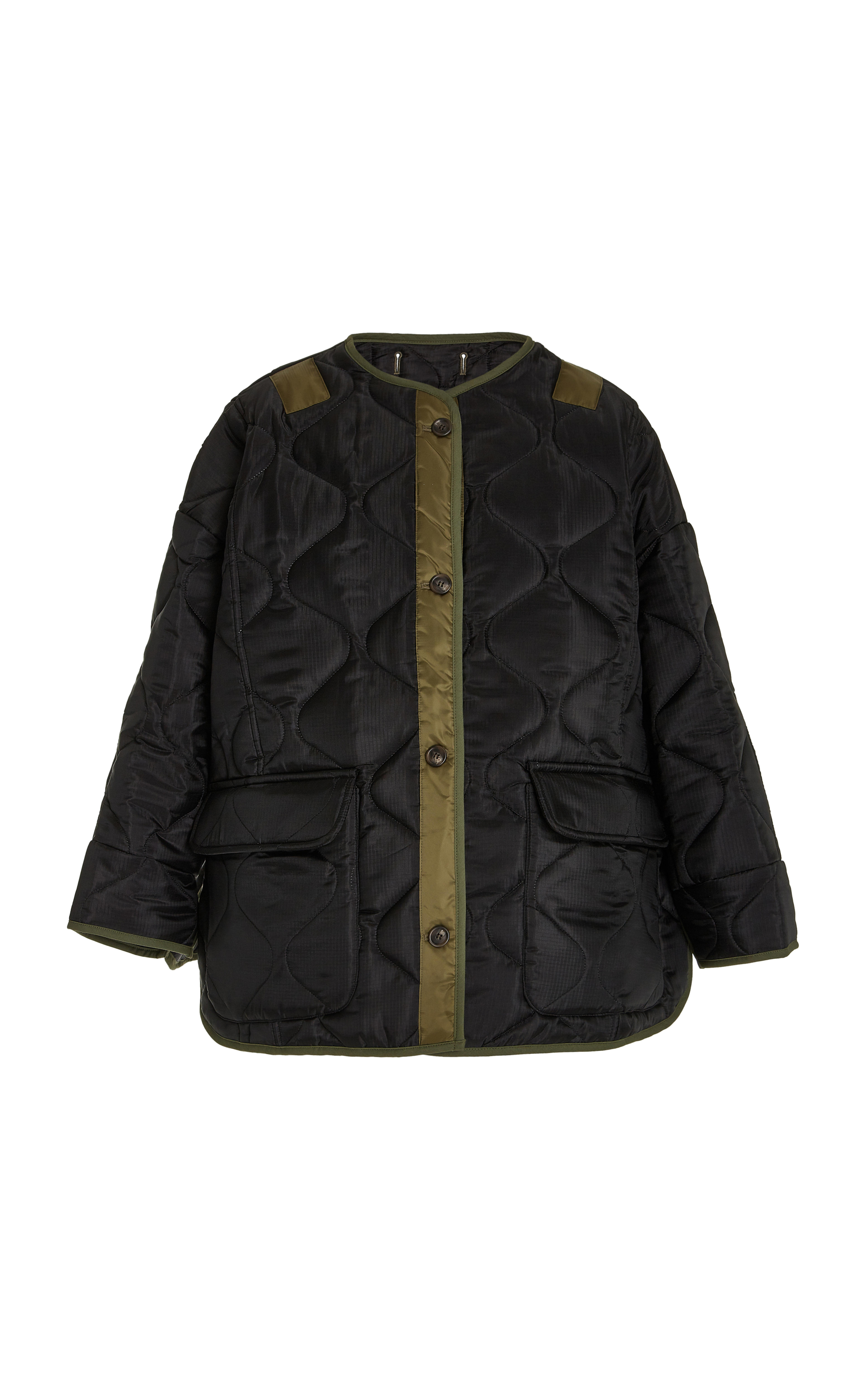 The Frankie Shop - Teddy Oversized Quilted Jacket