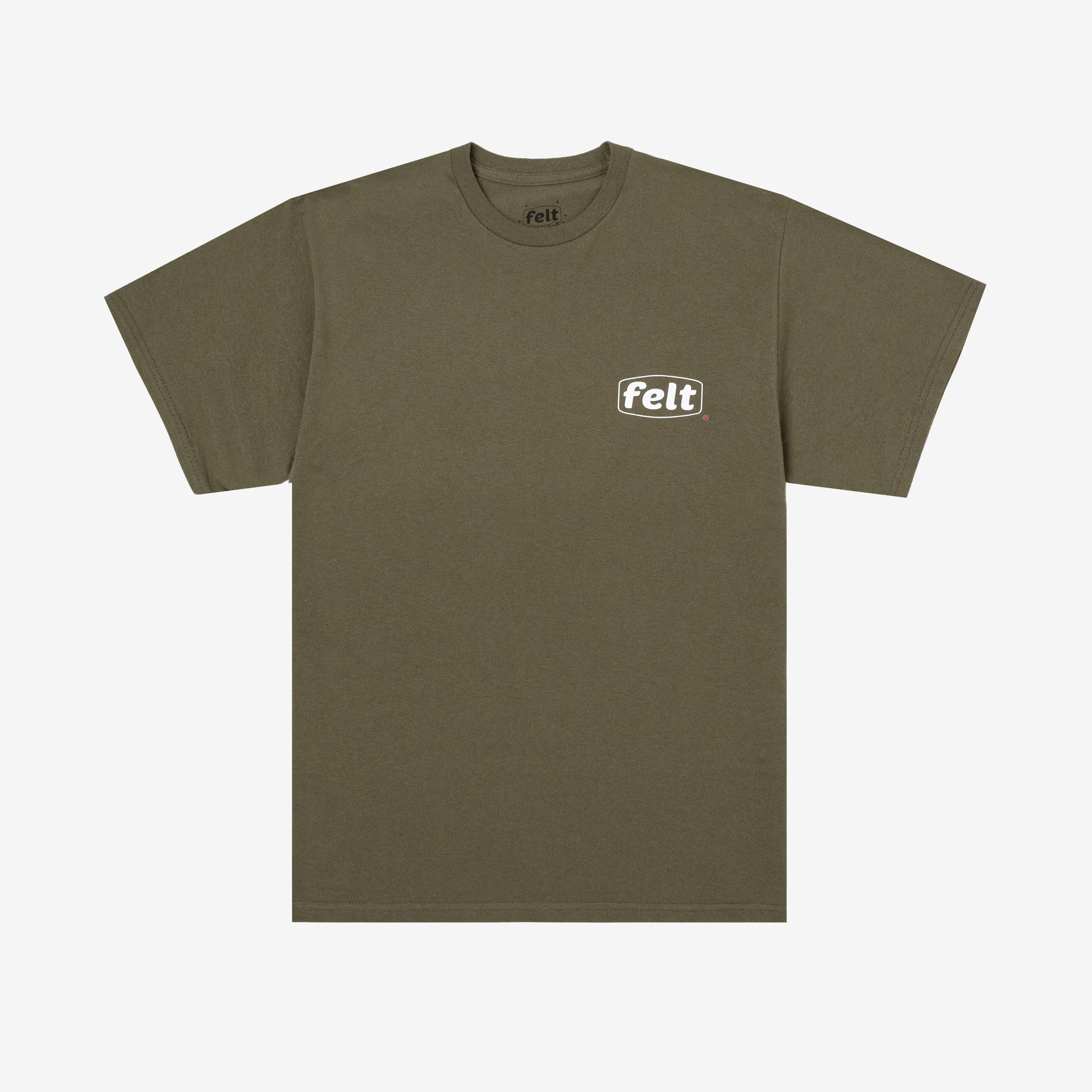 Work Logo Tee - L / Military Green