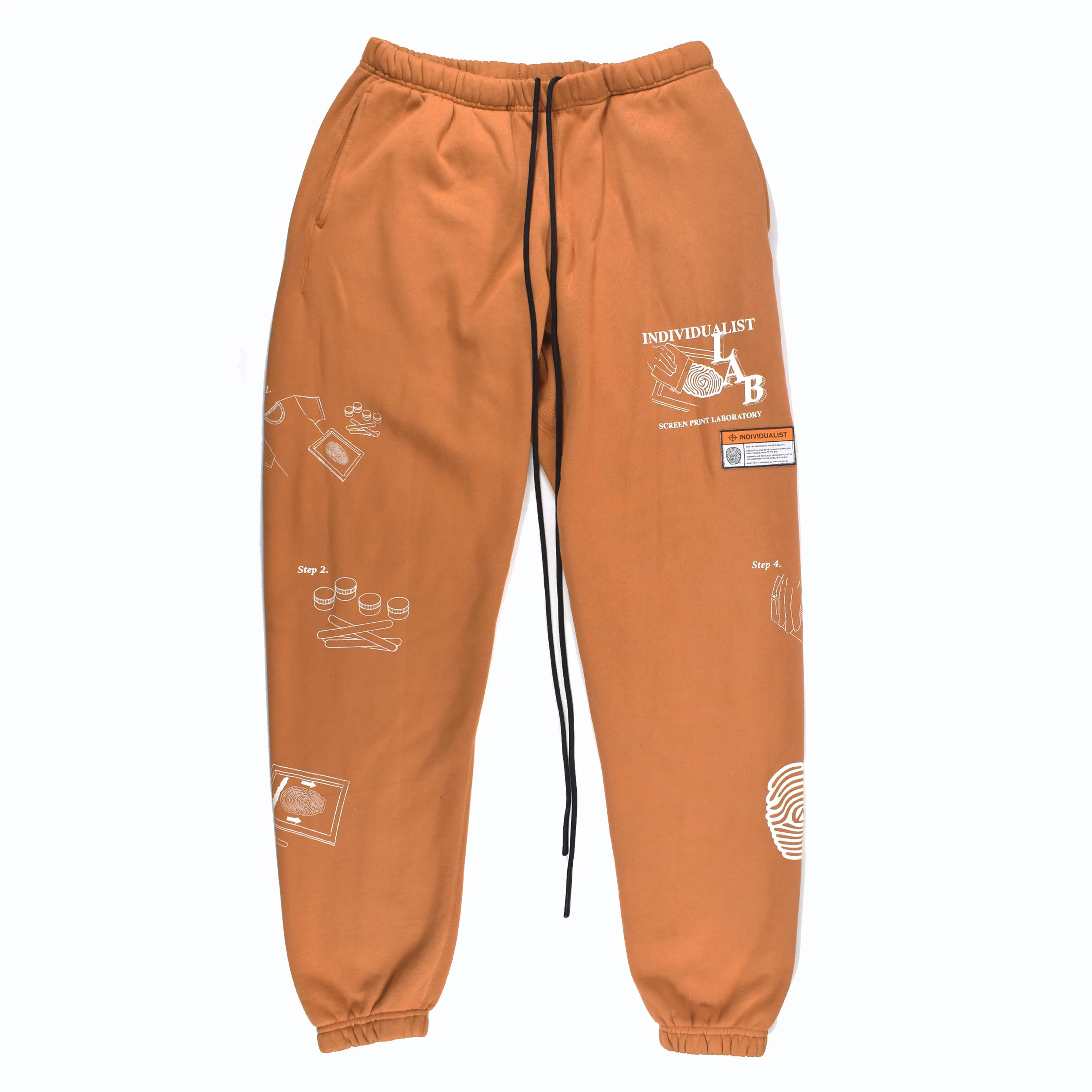 How To Screen Print Sweatpant- Burnt Orange - INDIVIDUALIST