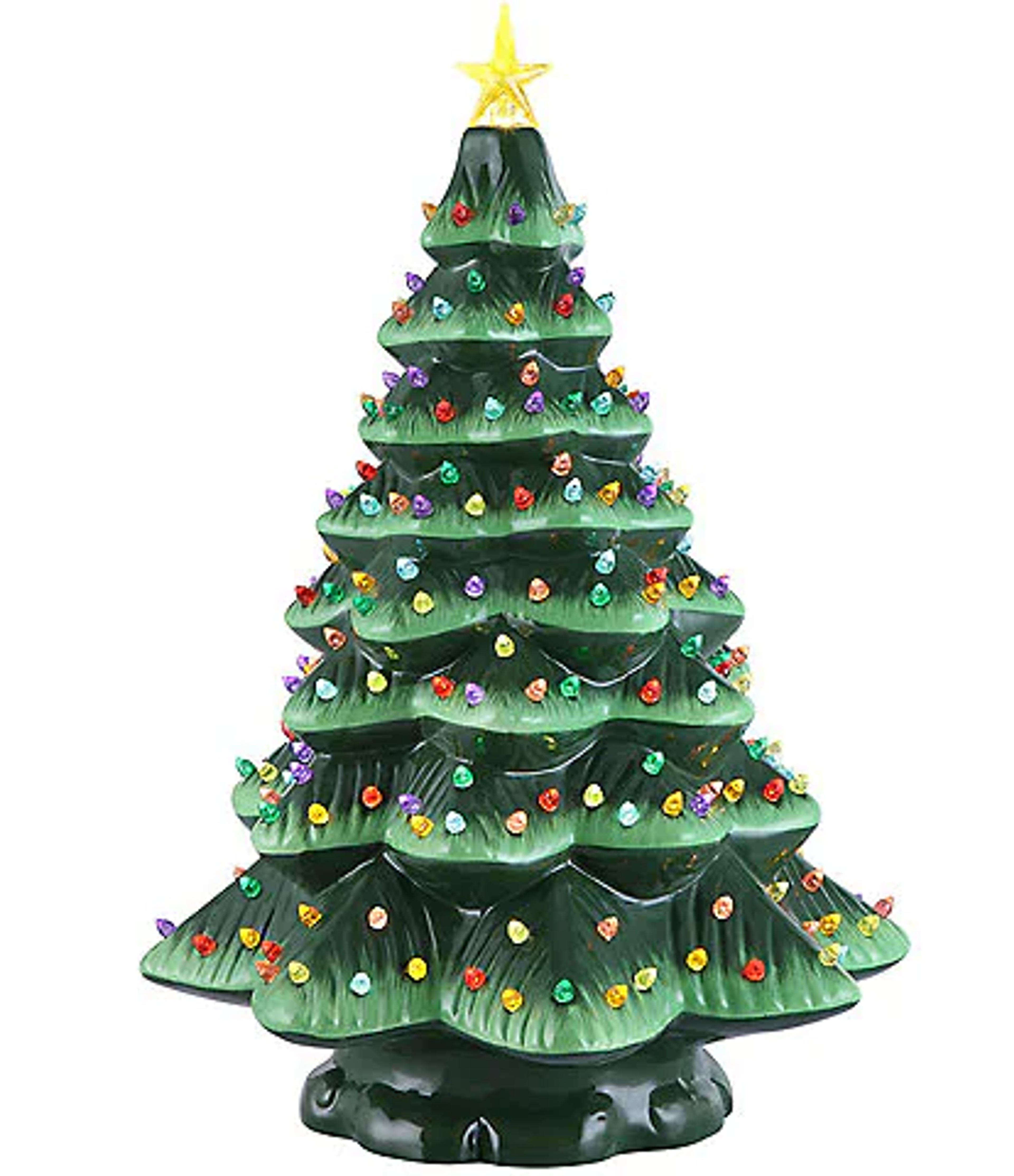 Mr. Christmas 18" LED Lighted Glittered Starry Night Nostalgic Tree | Dillard's