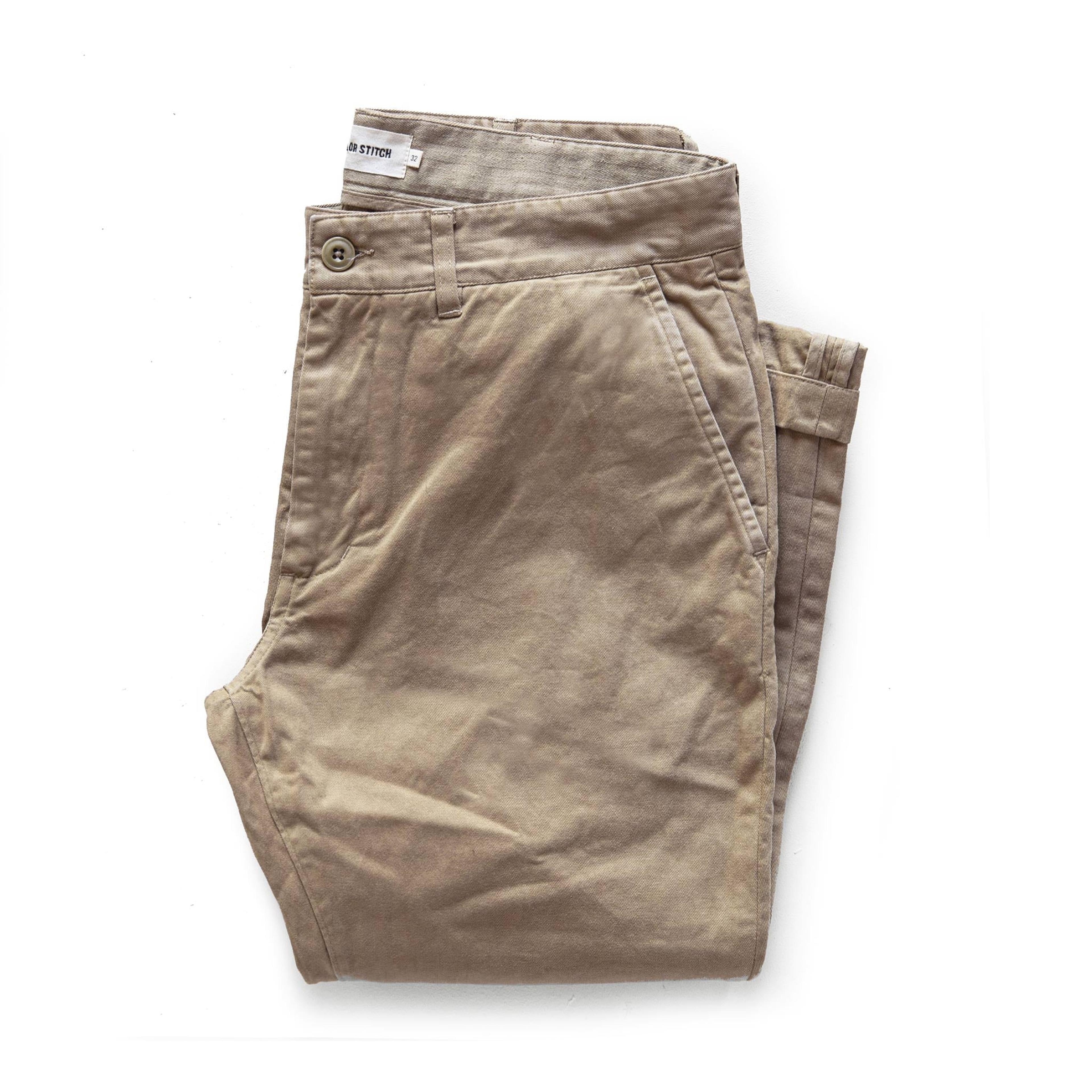 The Democratic Foundation Pant in Organic Khaki - 32 / 32