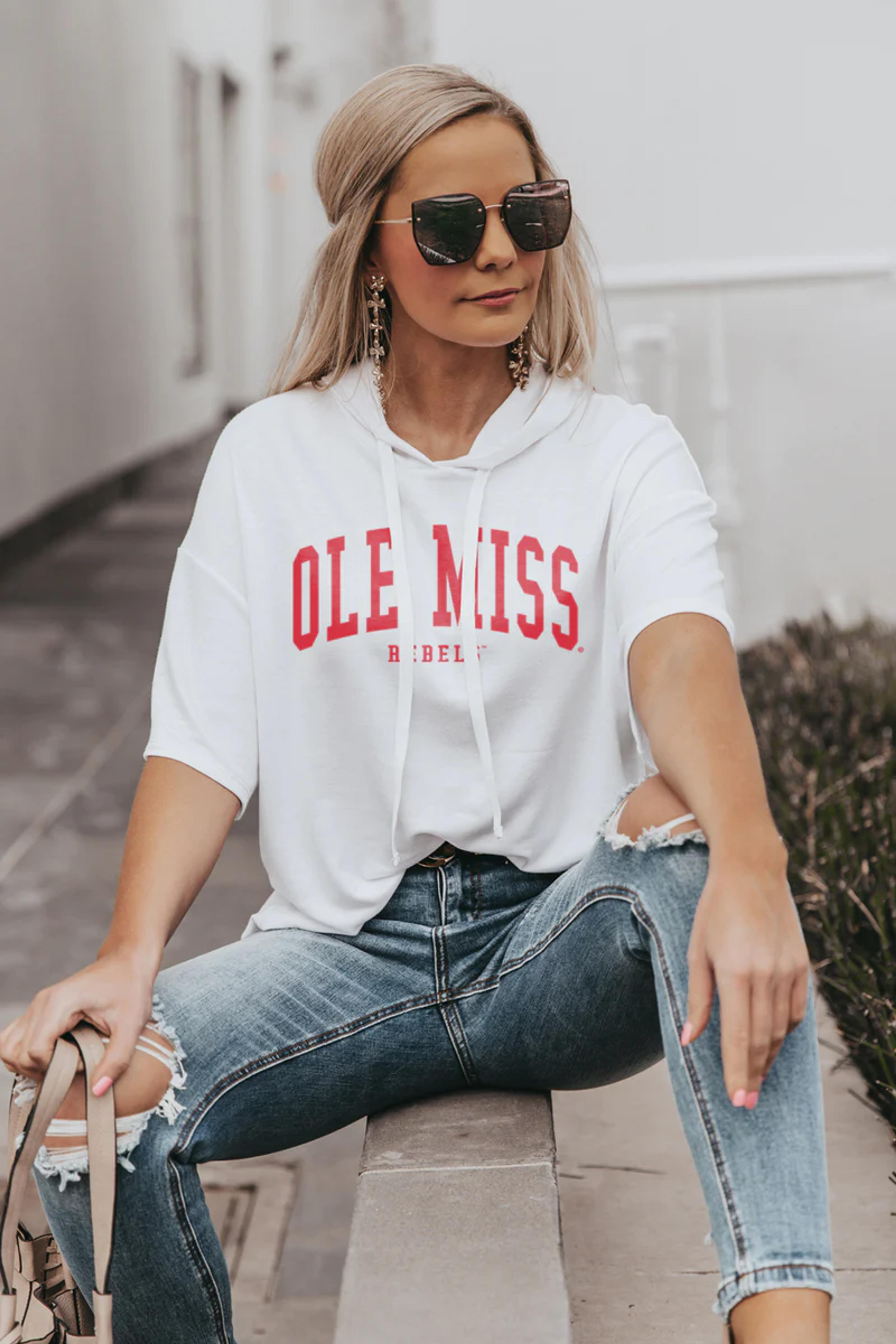 OLE MISS REBELS "EASY COME, EASY GO" SHORT SLEEVE FRENCH TERRY PULLOVE – GAMEDAY COUTURE | SOCIAL HOUSE