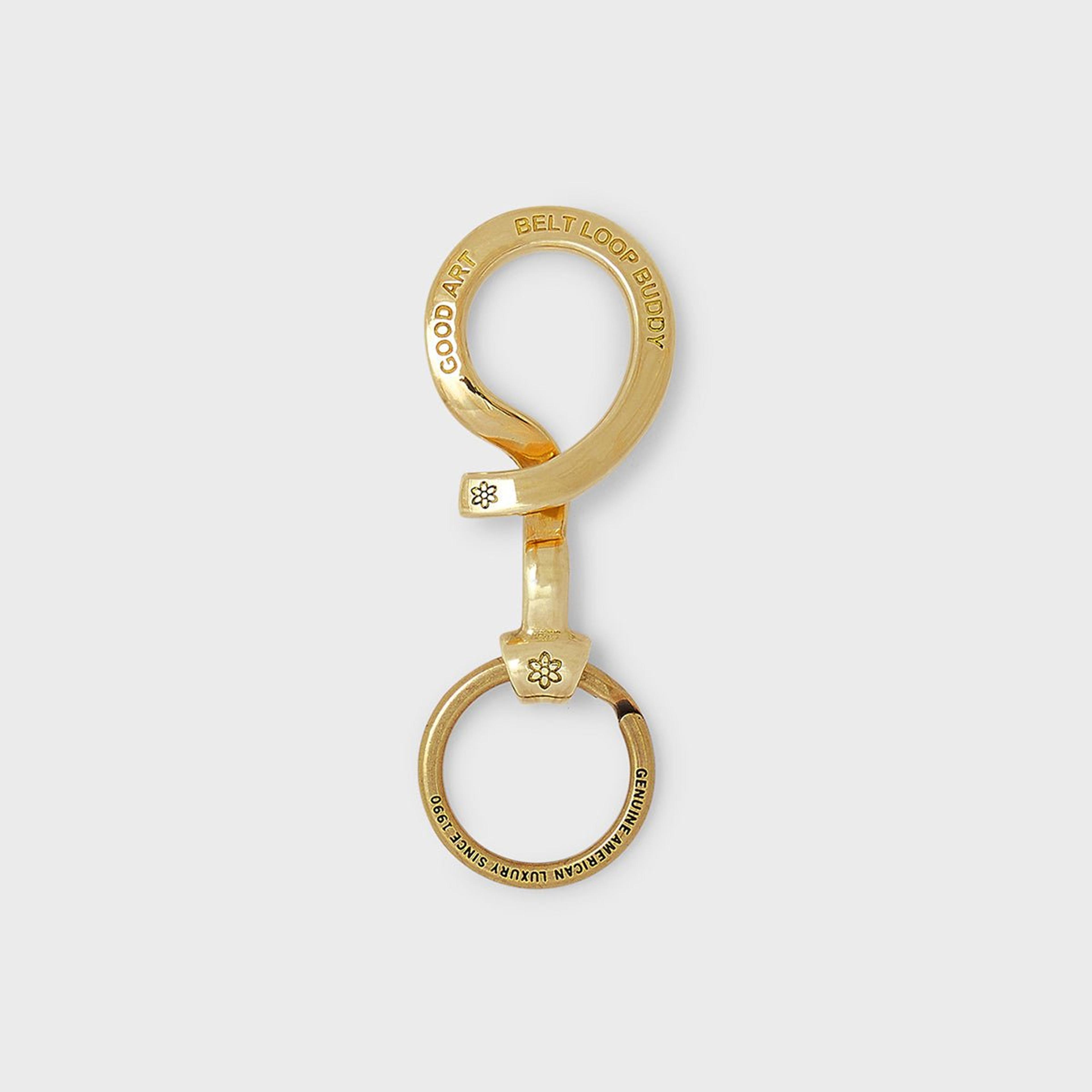 GOOD ART HLYWD Belt Loop Buddy in Brass