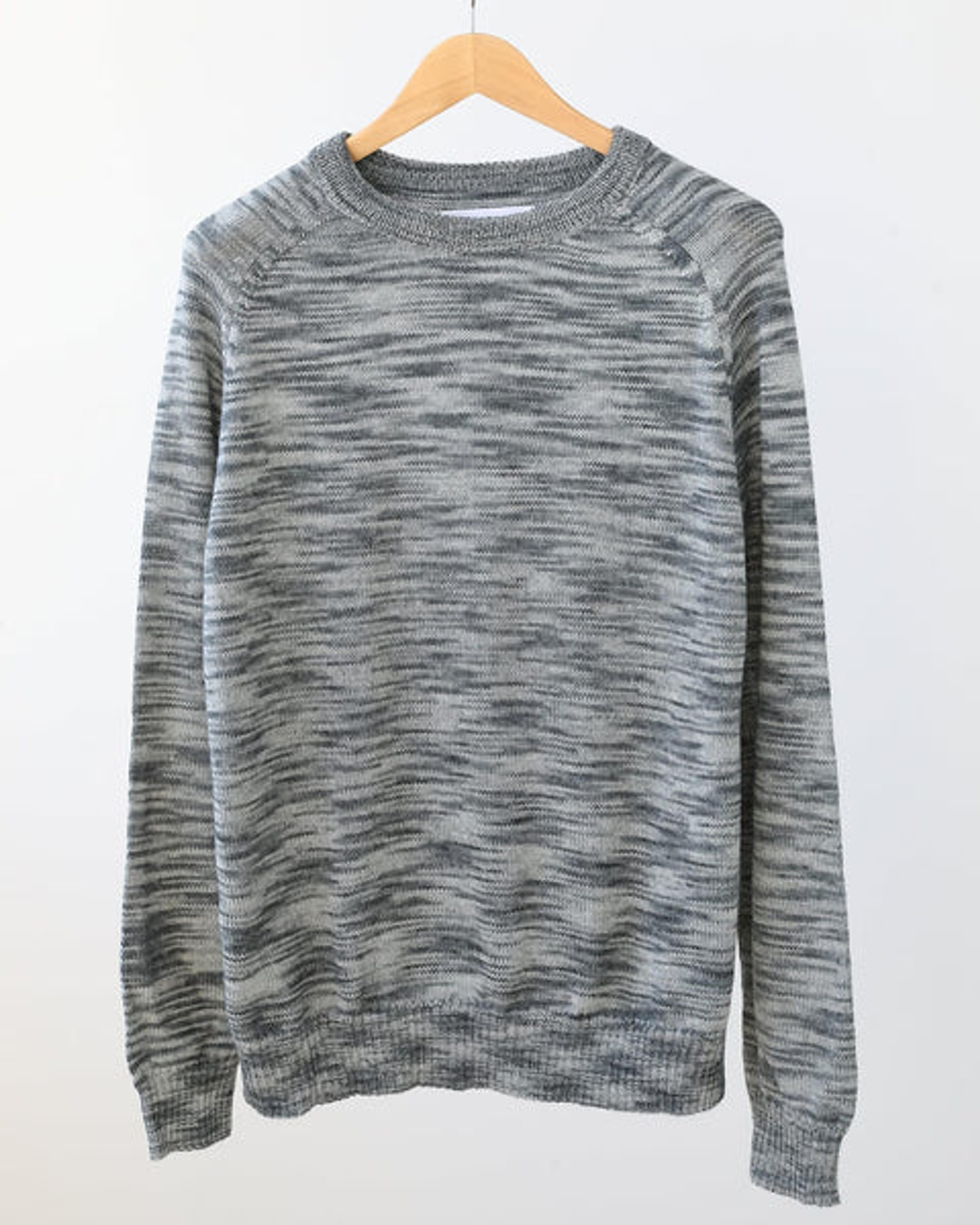 Alpaca Space Dye Crewneck - Grey – Corridor