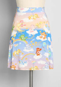 ModCloth X Care Bears Excellence Attained Mini Skirt