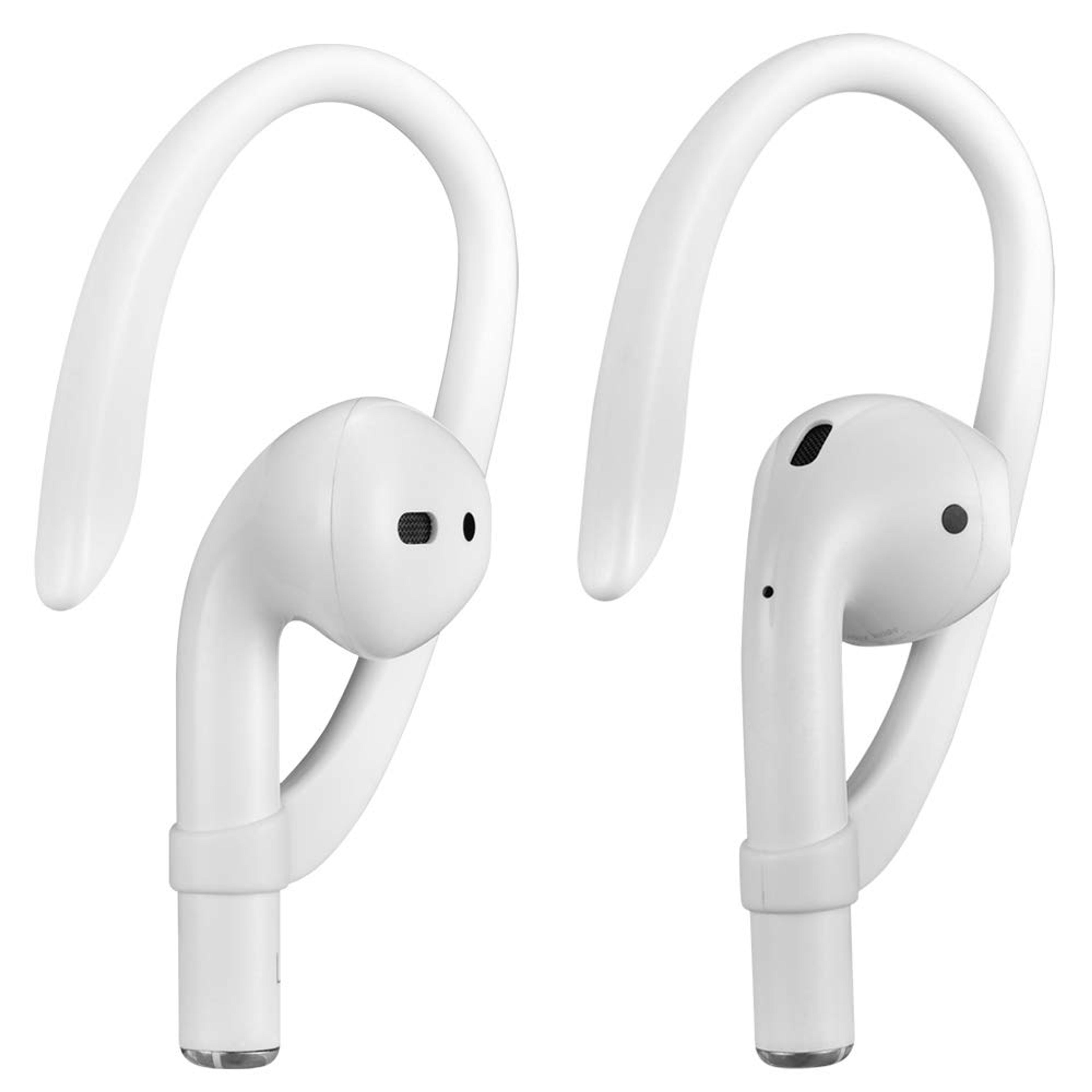AirPods Ear Hooks Compatible with Apple AirPods 1, 2, 3 and Pro, Xoomz Anti-Slip Sports Ear Hooks for AirPods 1, 2, 3 and Pro - White