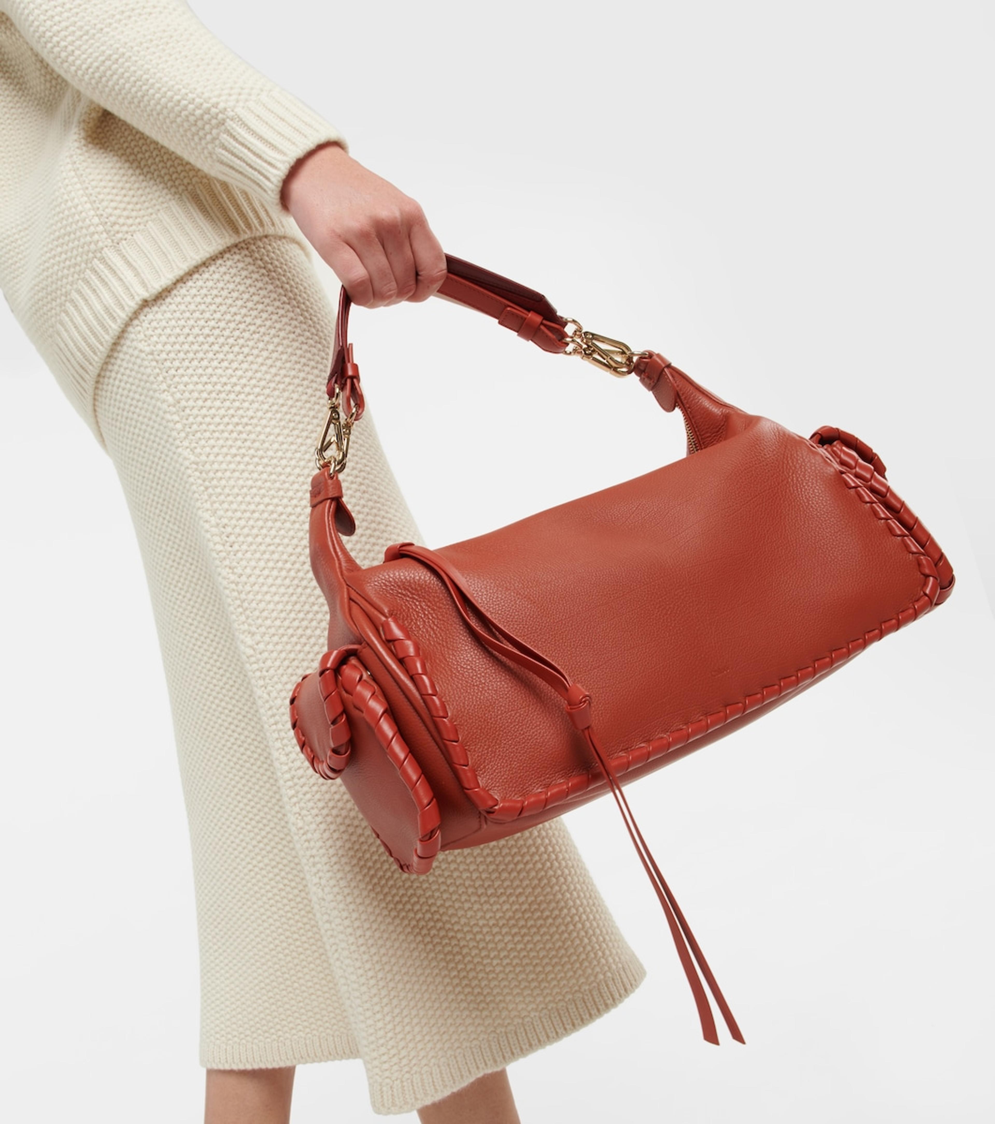 Chloé - Nahir Small leather shoulder bag | Mytheresa