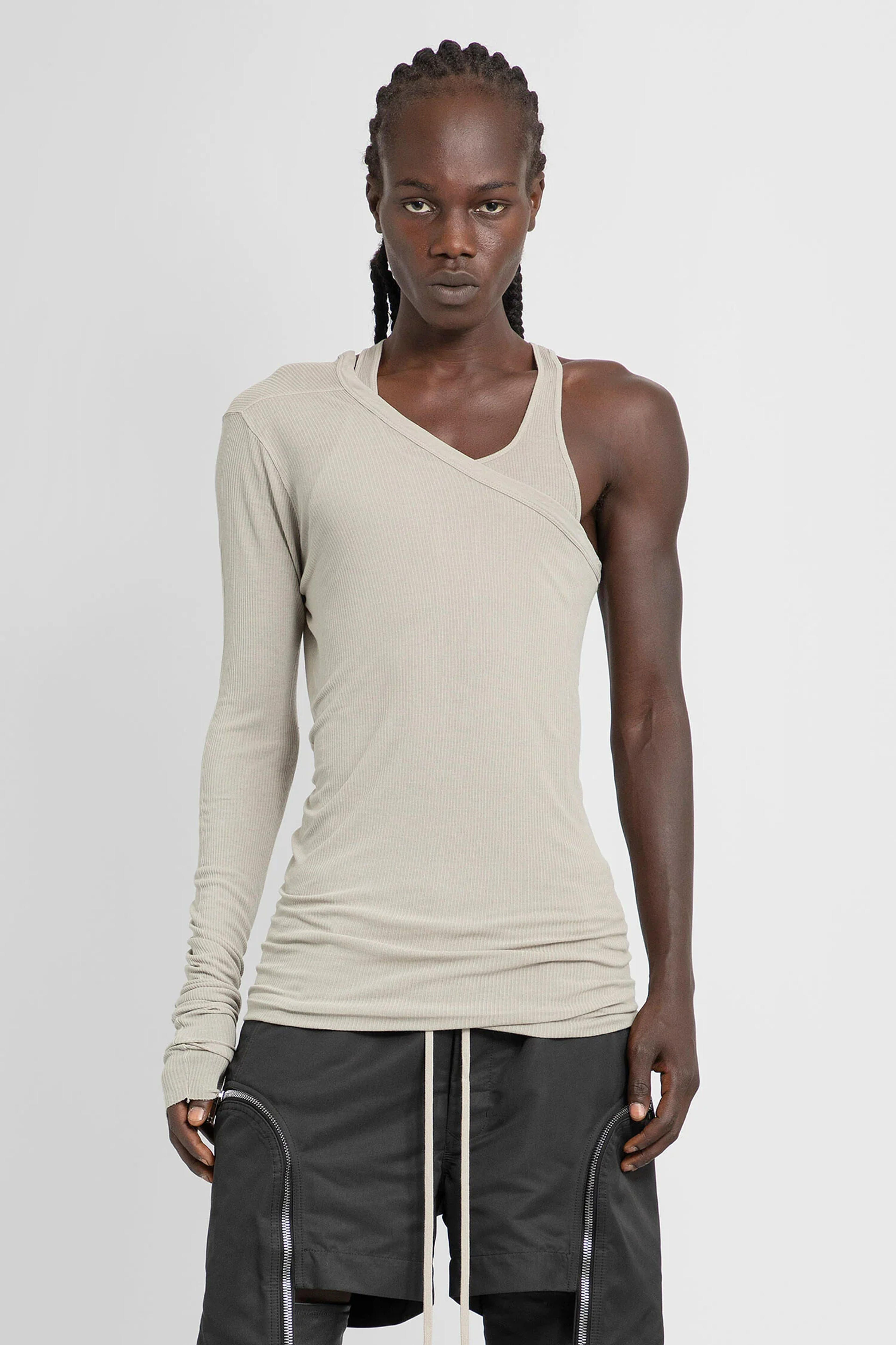 RICK OWENS MAN OFF-WHITE T-SHIRTS - RICK OWENS - T-SHIRTS | Antonioli