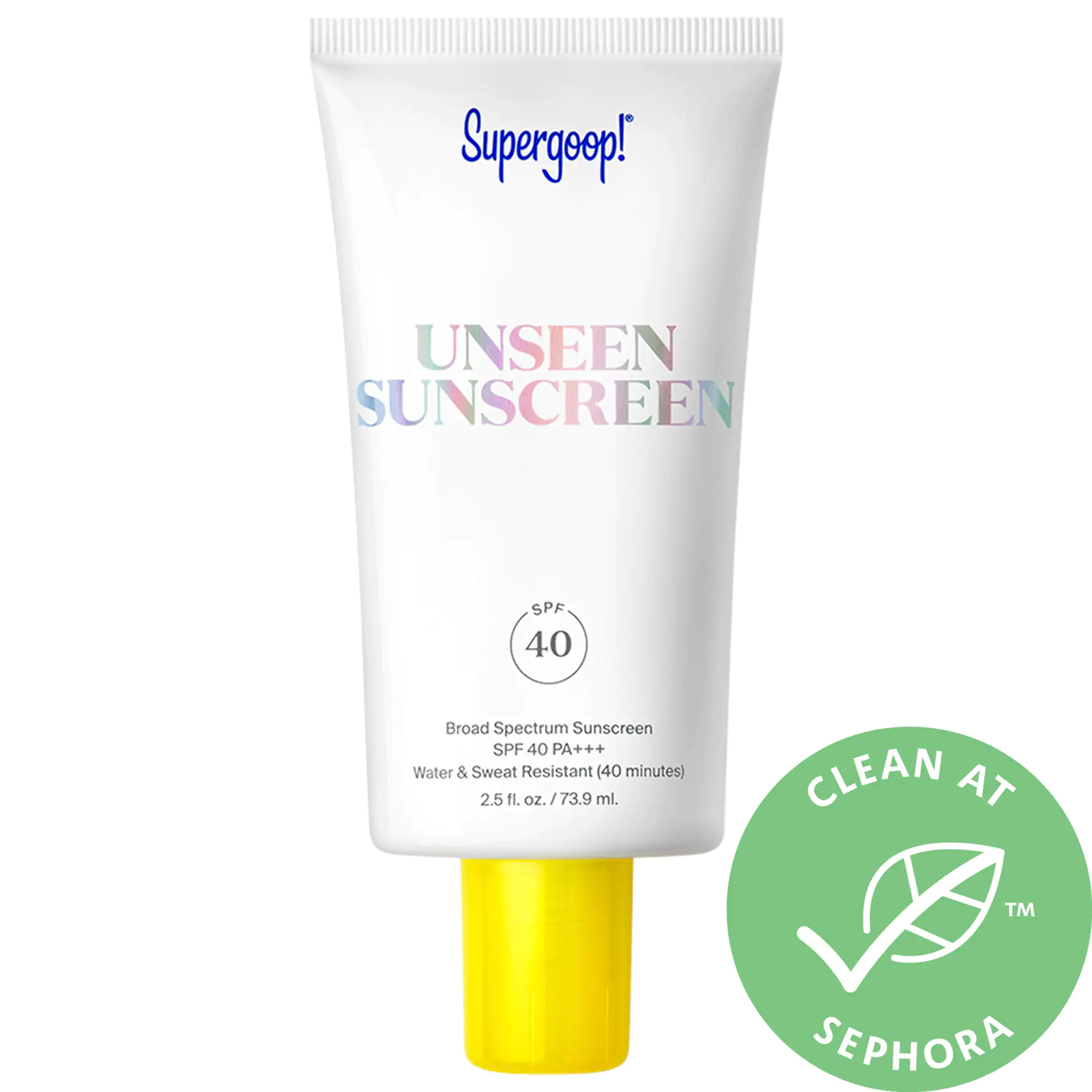 Supergoop! Unseen Sunscreen Invisible Broad Spectrum SPF 40 PA +++