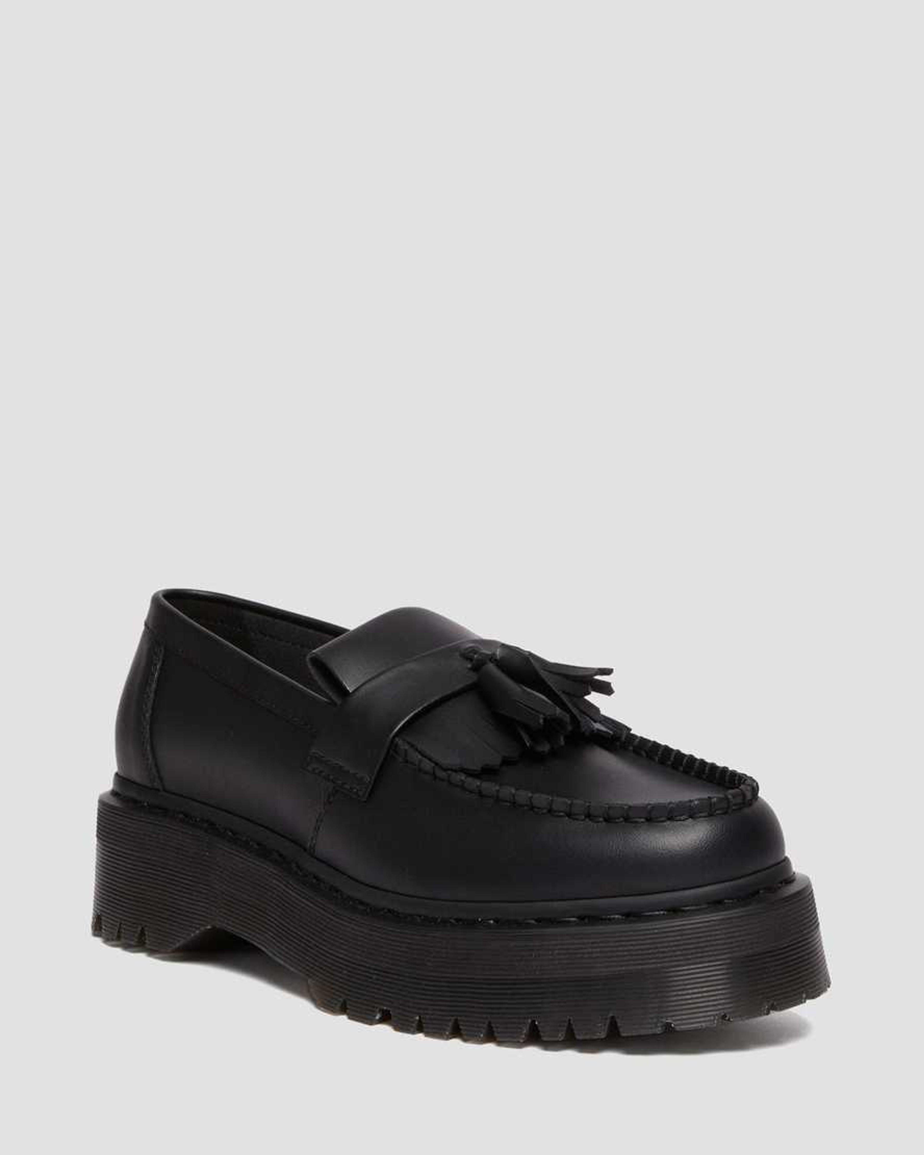 DR MARTENS Vegan Adrian Felix Platform Tassel Loafers