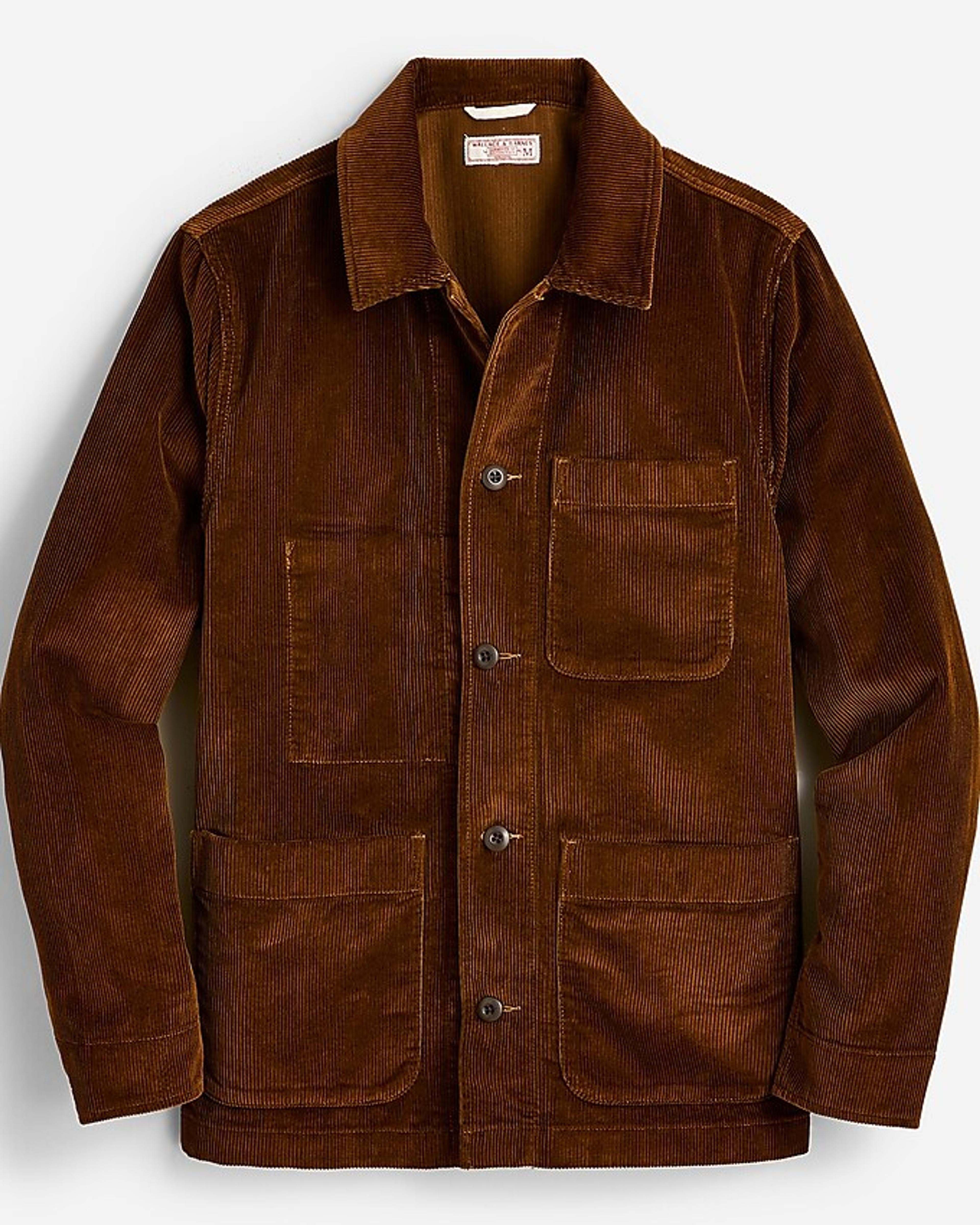 J.Crew: Wallace & Barnes Corduroy Chore Jacket For Men