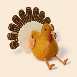 Thanksgiving Felt Turkey Party Decor Brown - Spritz™ : Target