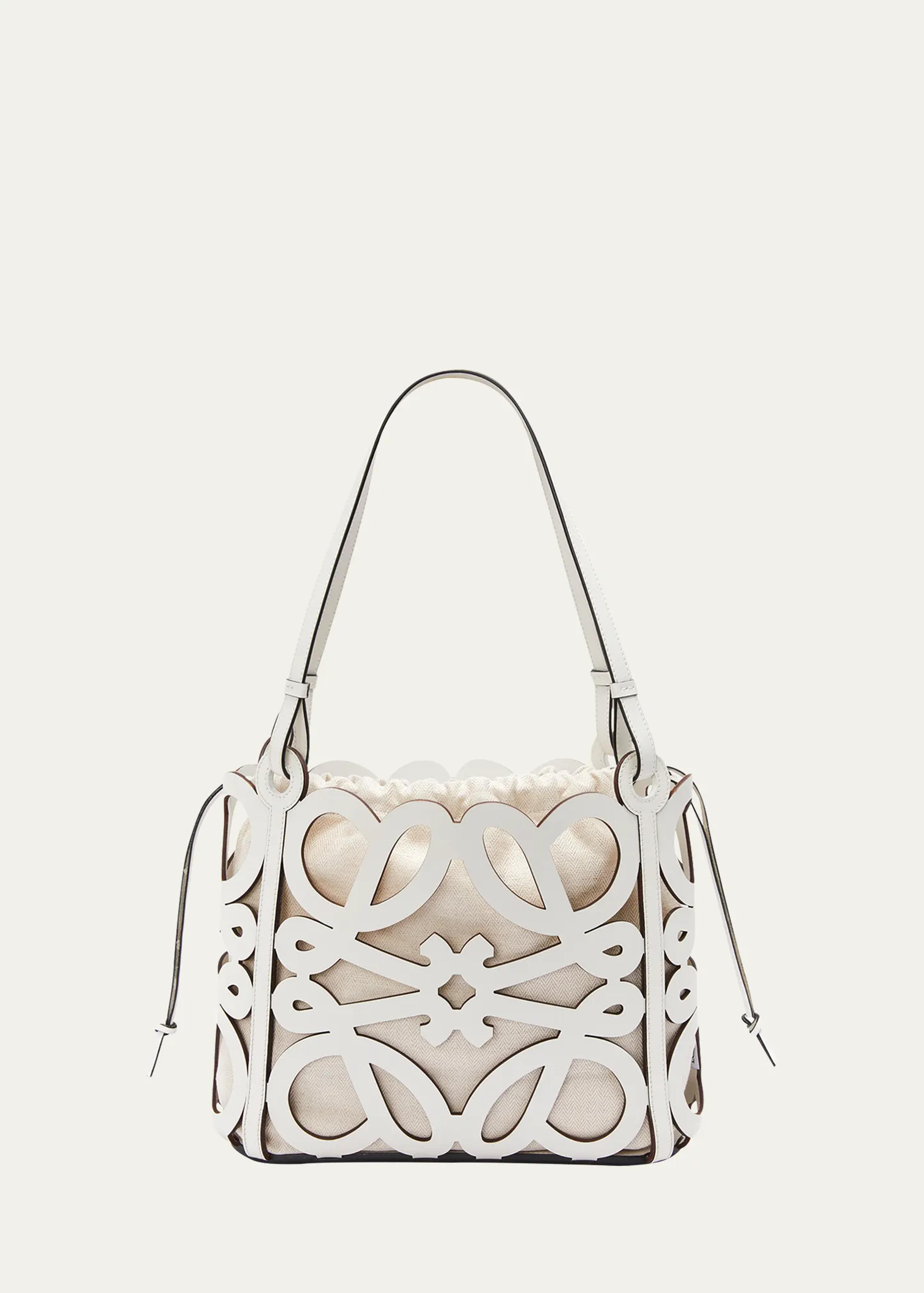 Loewe x Paula’s Ibiza Cutout Anagram Small Tote Bag - Bergdorf Goodman