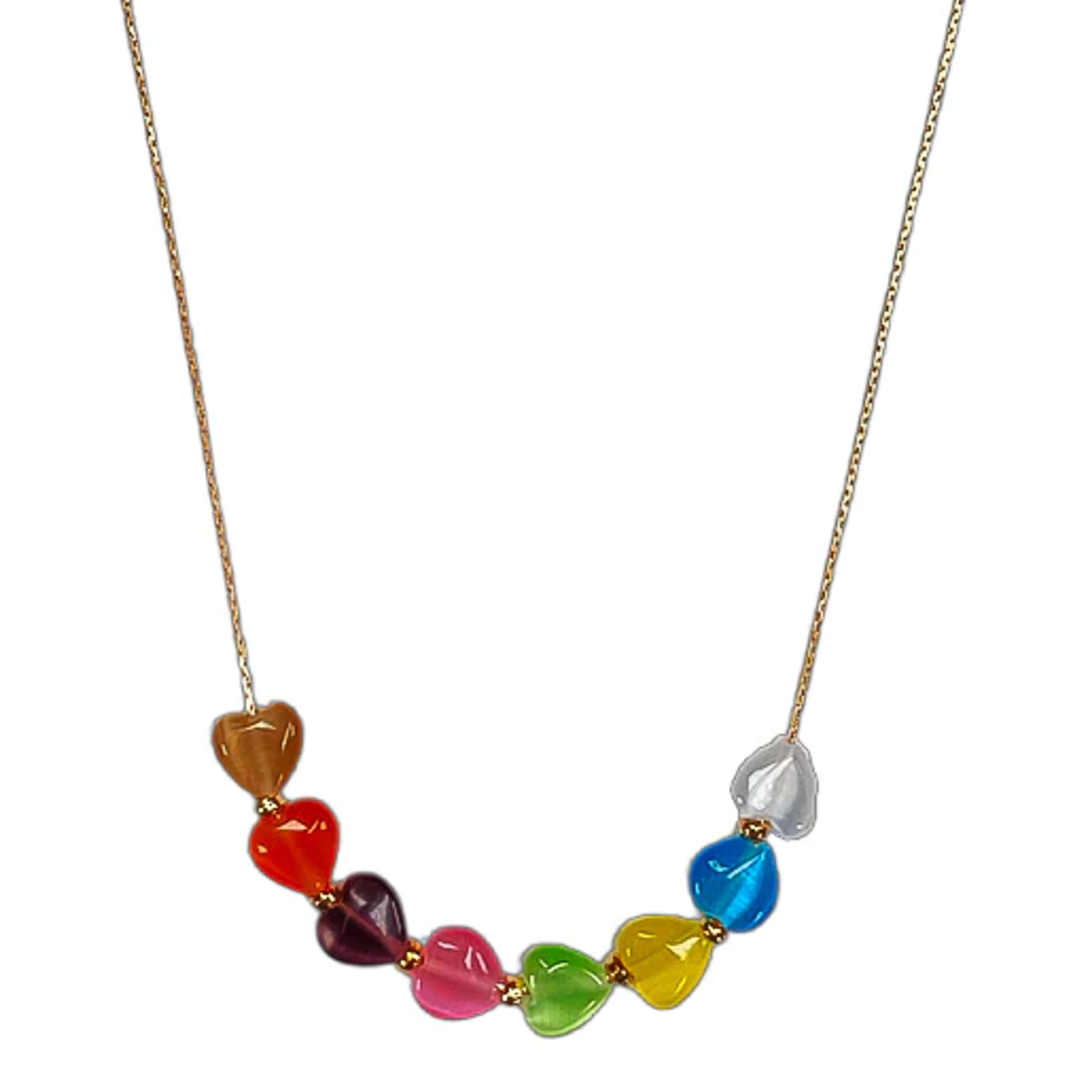 Over The Rainbow Gold Necklace