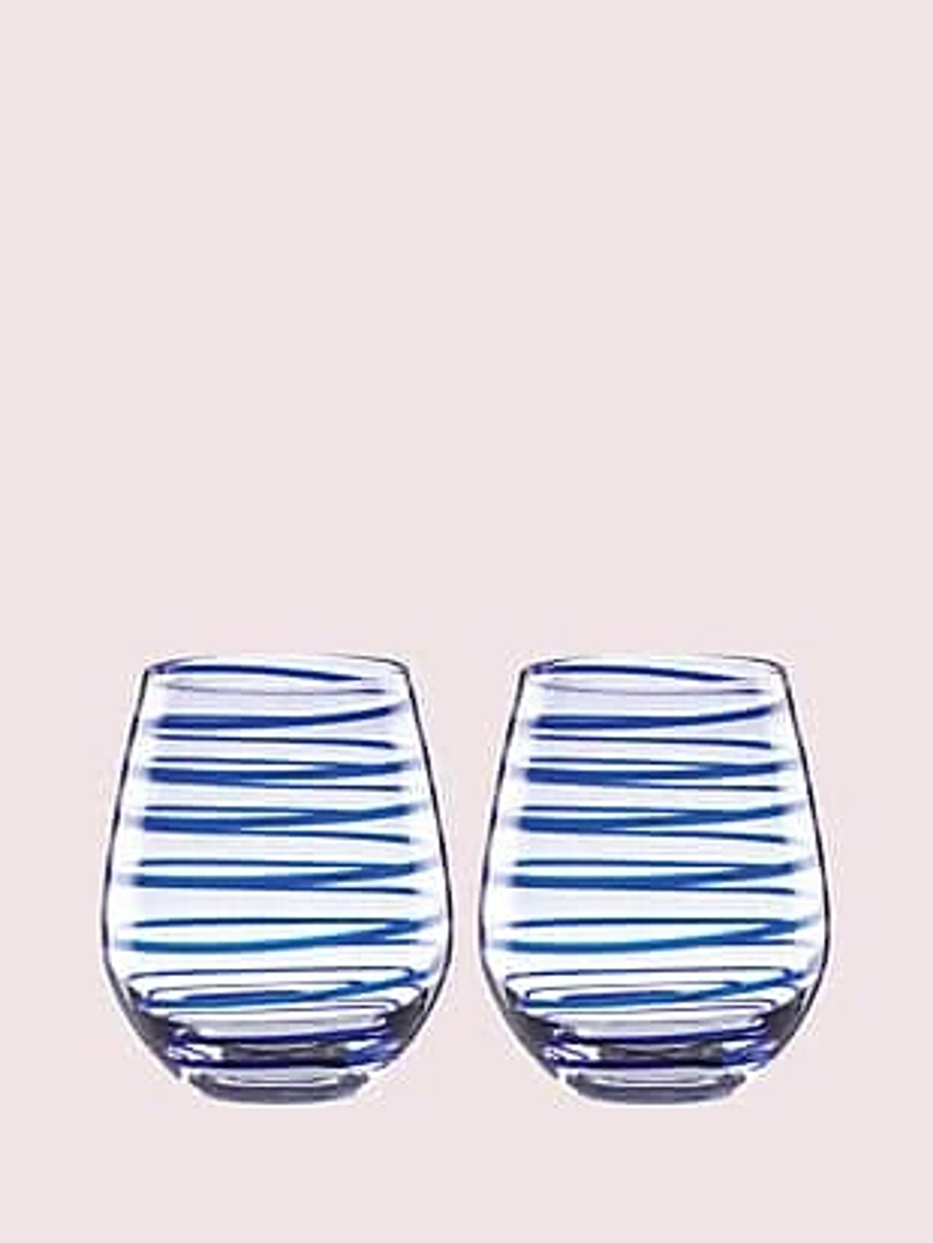 charlotte street stemless wine glass pair | Kate Spade New York