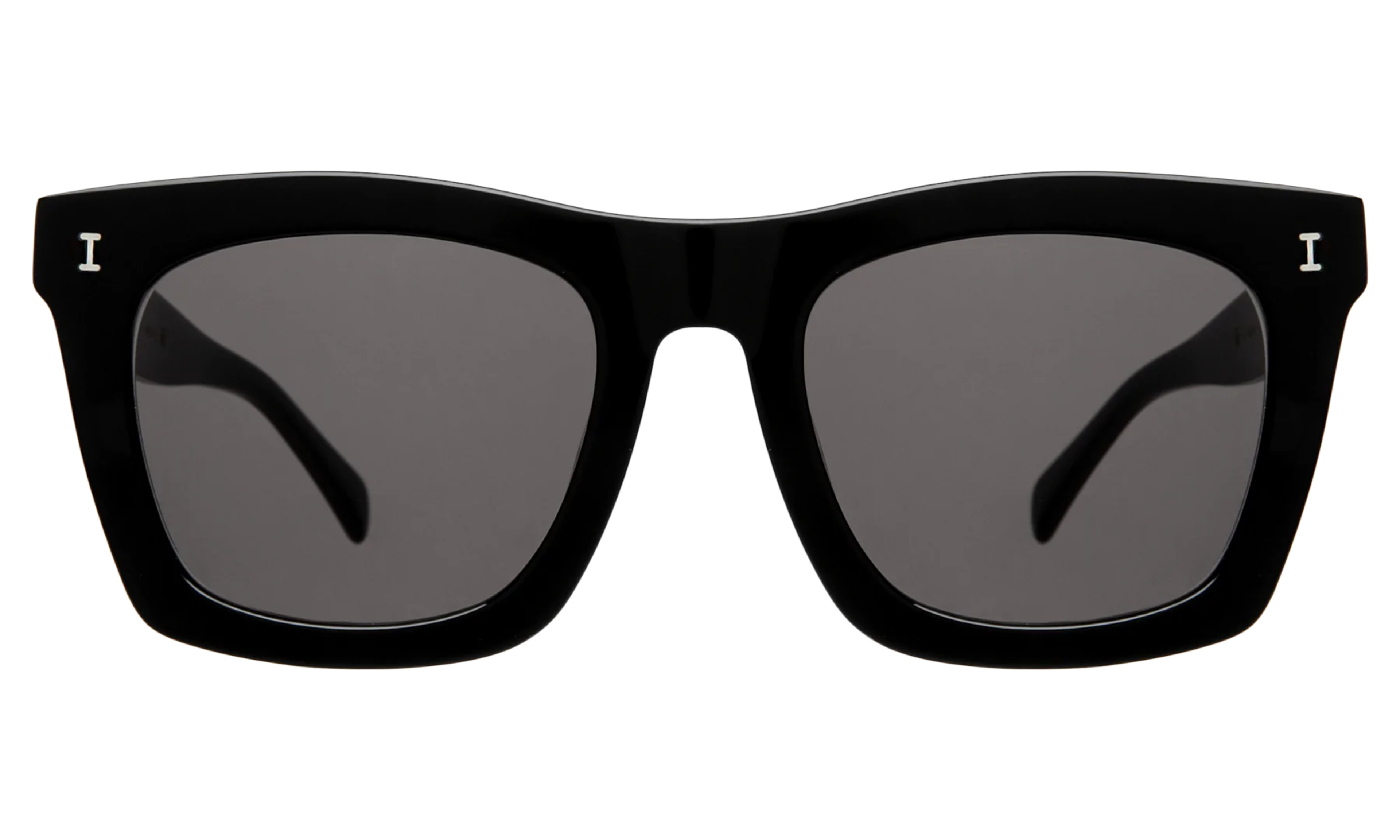 Charleston Sunglasses - Black / Grey Flat