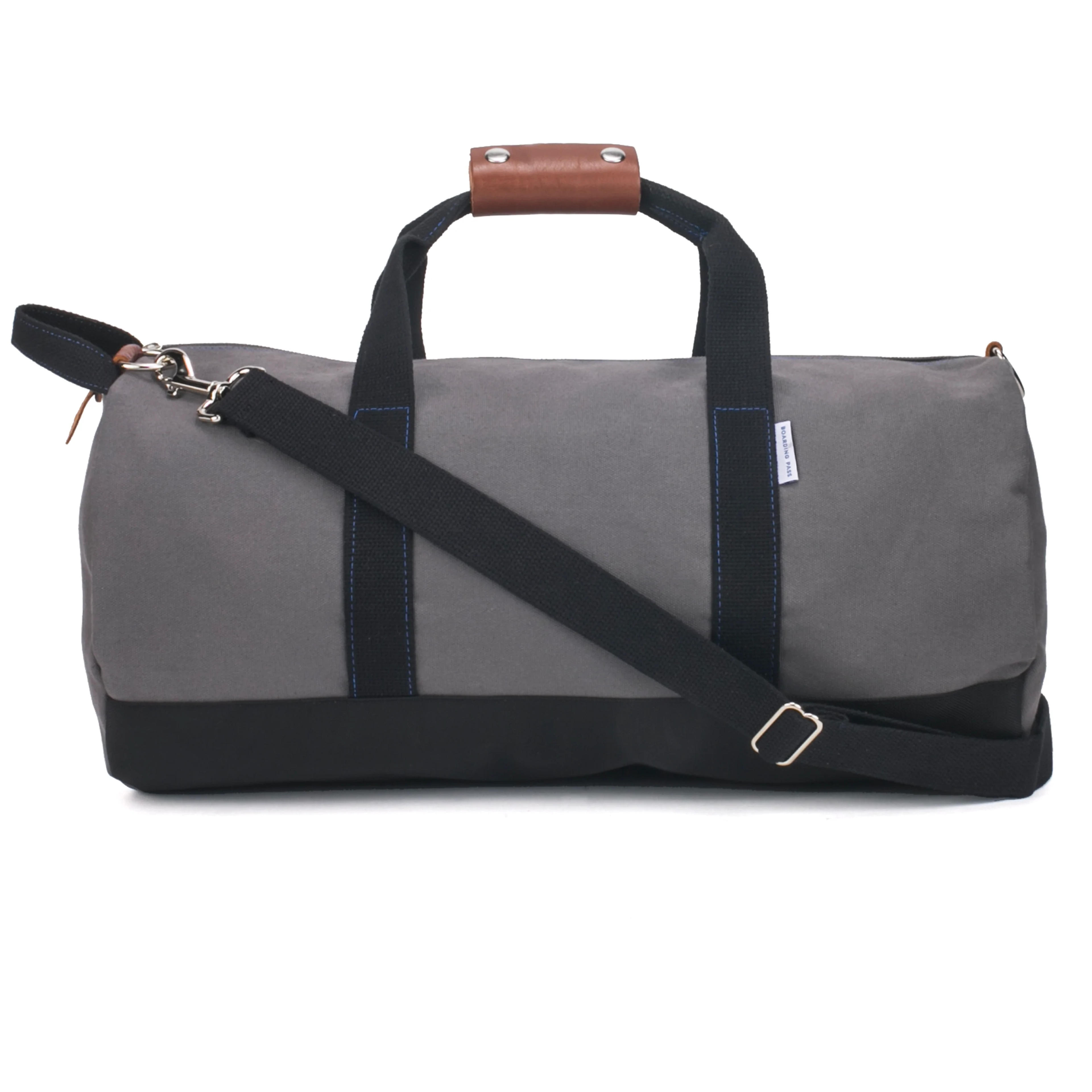 Grey "Work Hard, Play Hard" Duffel