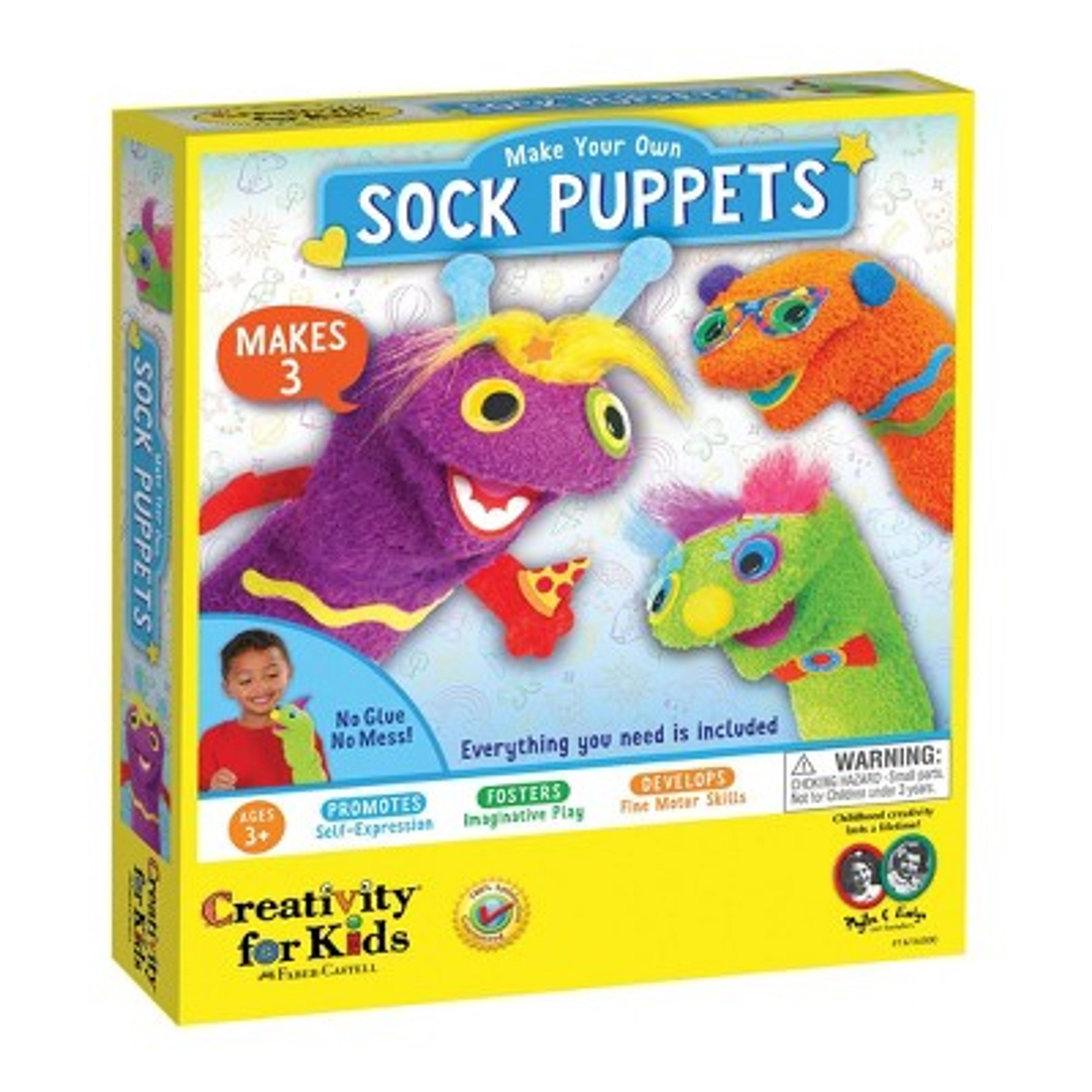 Creativity For Kids Make Your Own Sock Puppets : Target