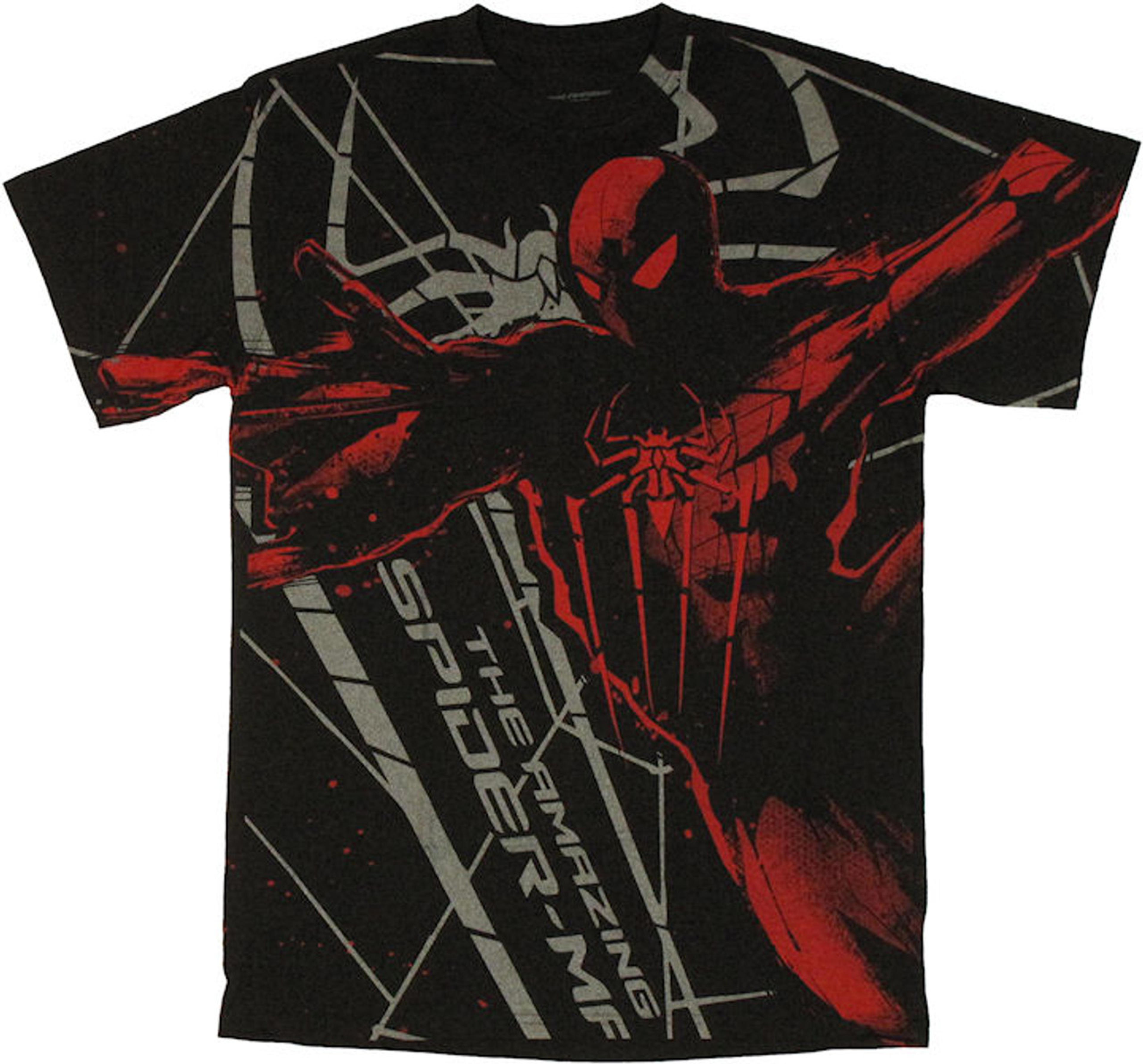 Amazing Spiderman Stencil T-shirt - Stylin Online