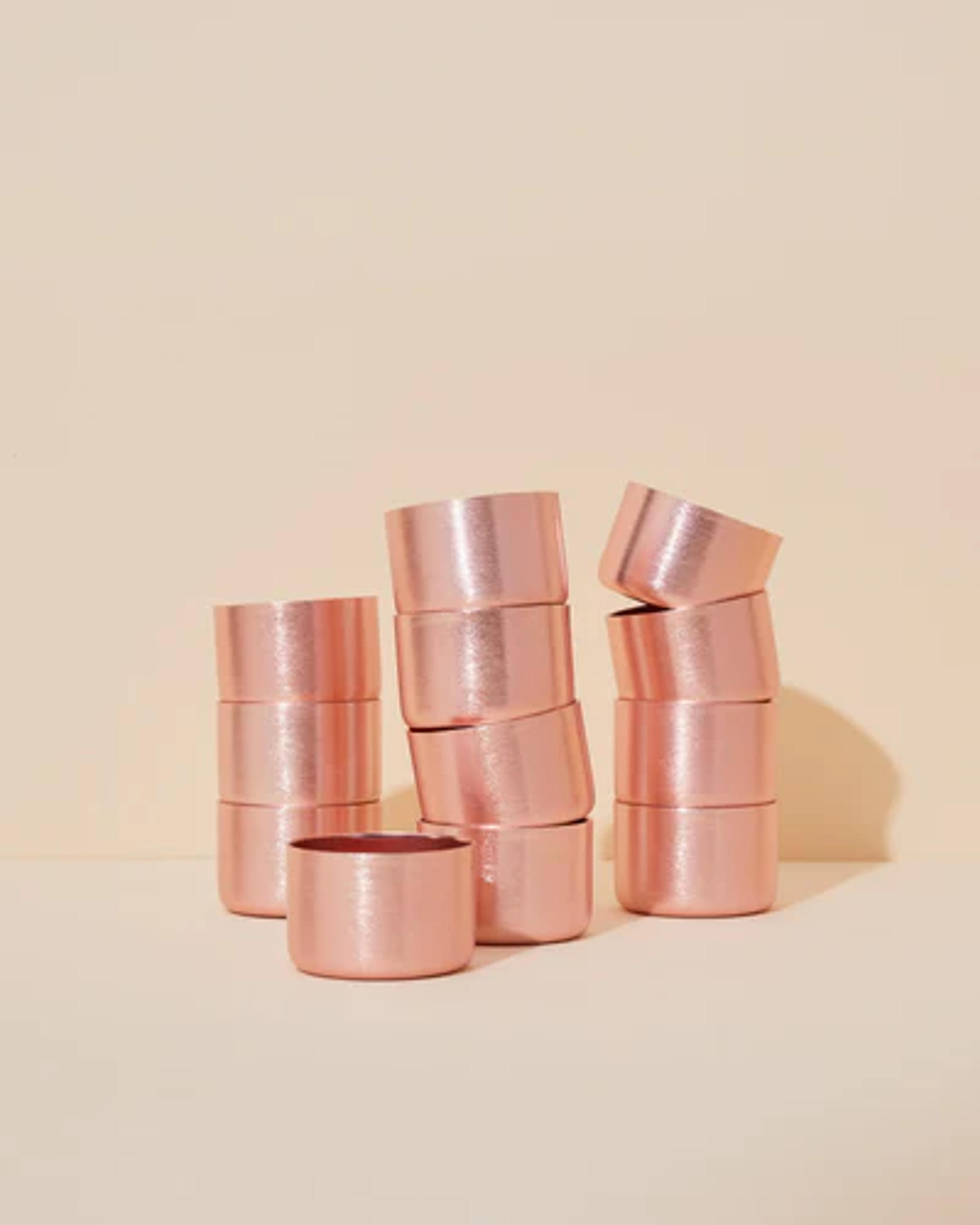 LUSTROUS COPPER TEALIGHTS – makesy