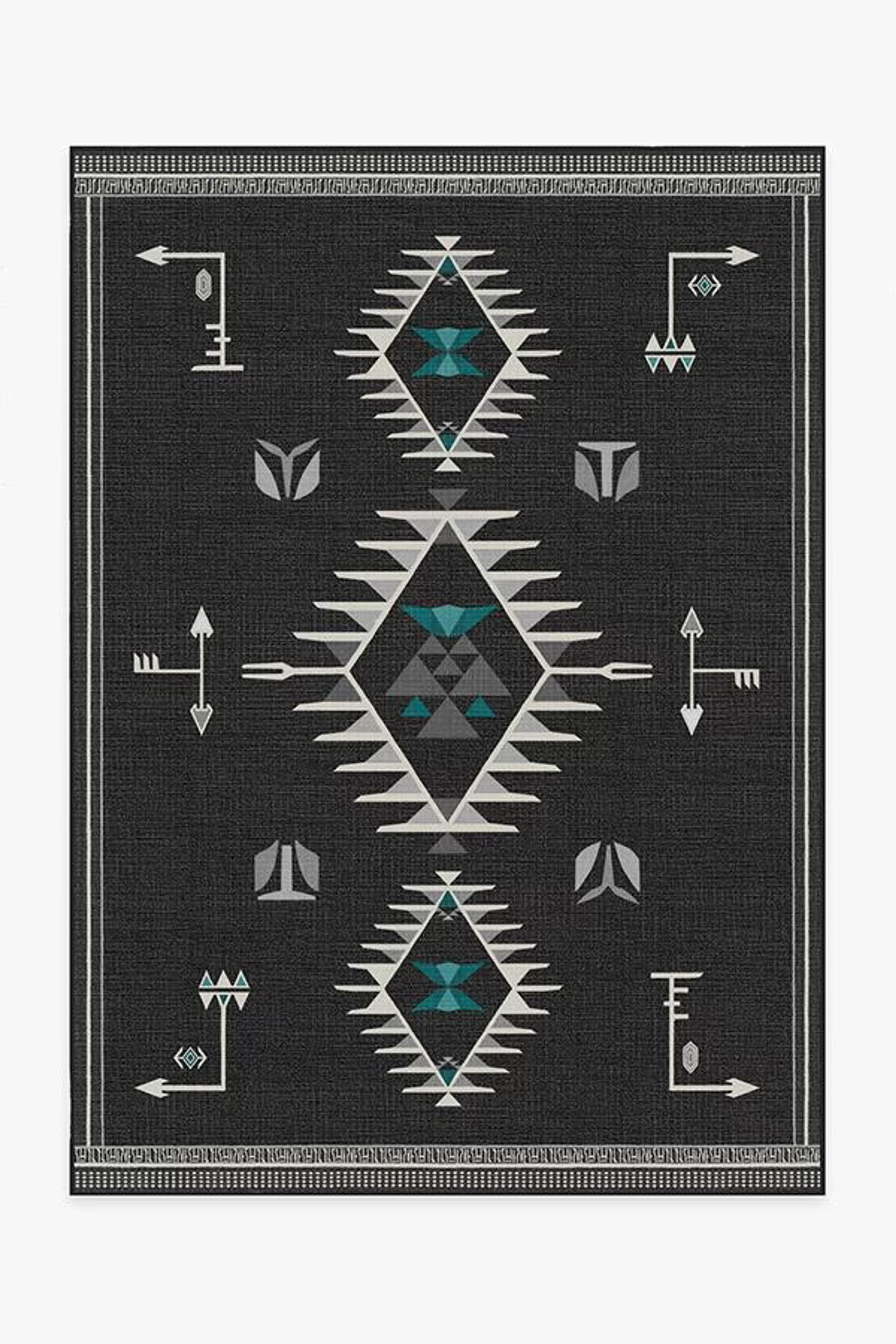 The Child Charcoal Premium Rug