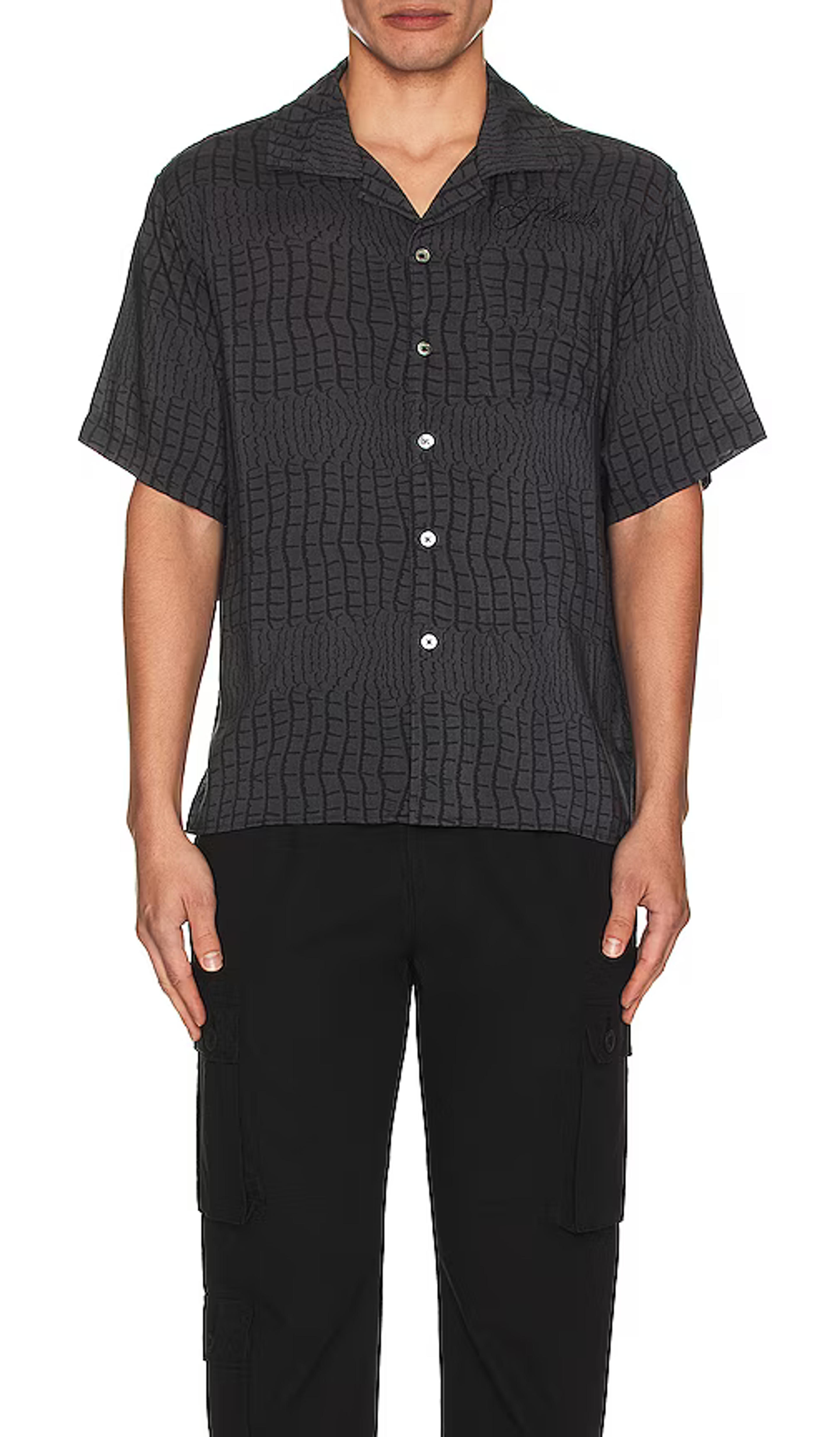 Rhude Croc Shirt in Black | REVOLVE