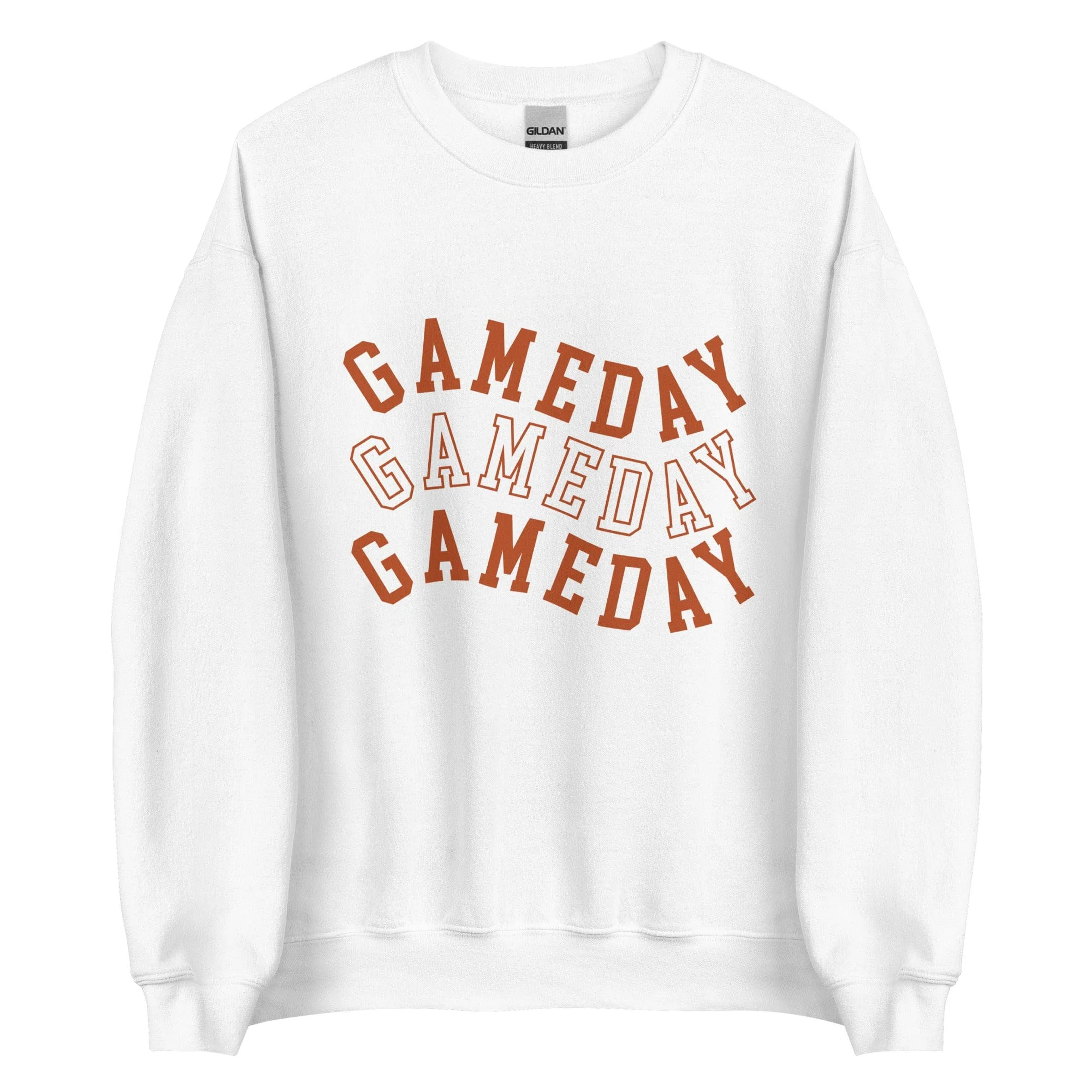 Burnt Orange Gameday Best Cozy Sweatshirt