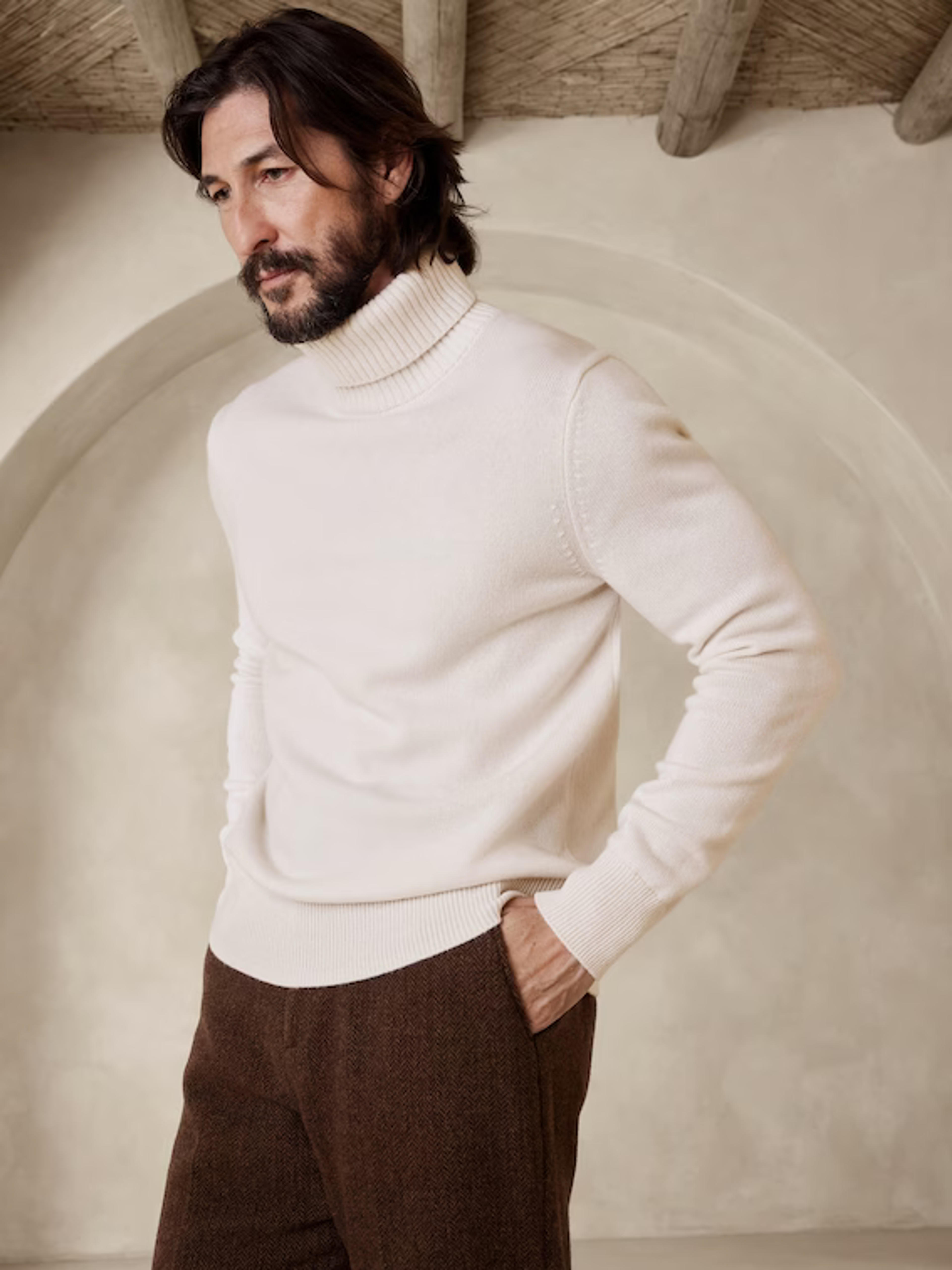 Jaime Merino-Cashmere Turtleneck Sweater | Banana Republic