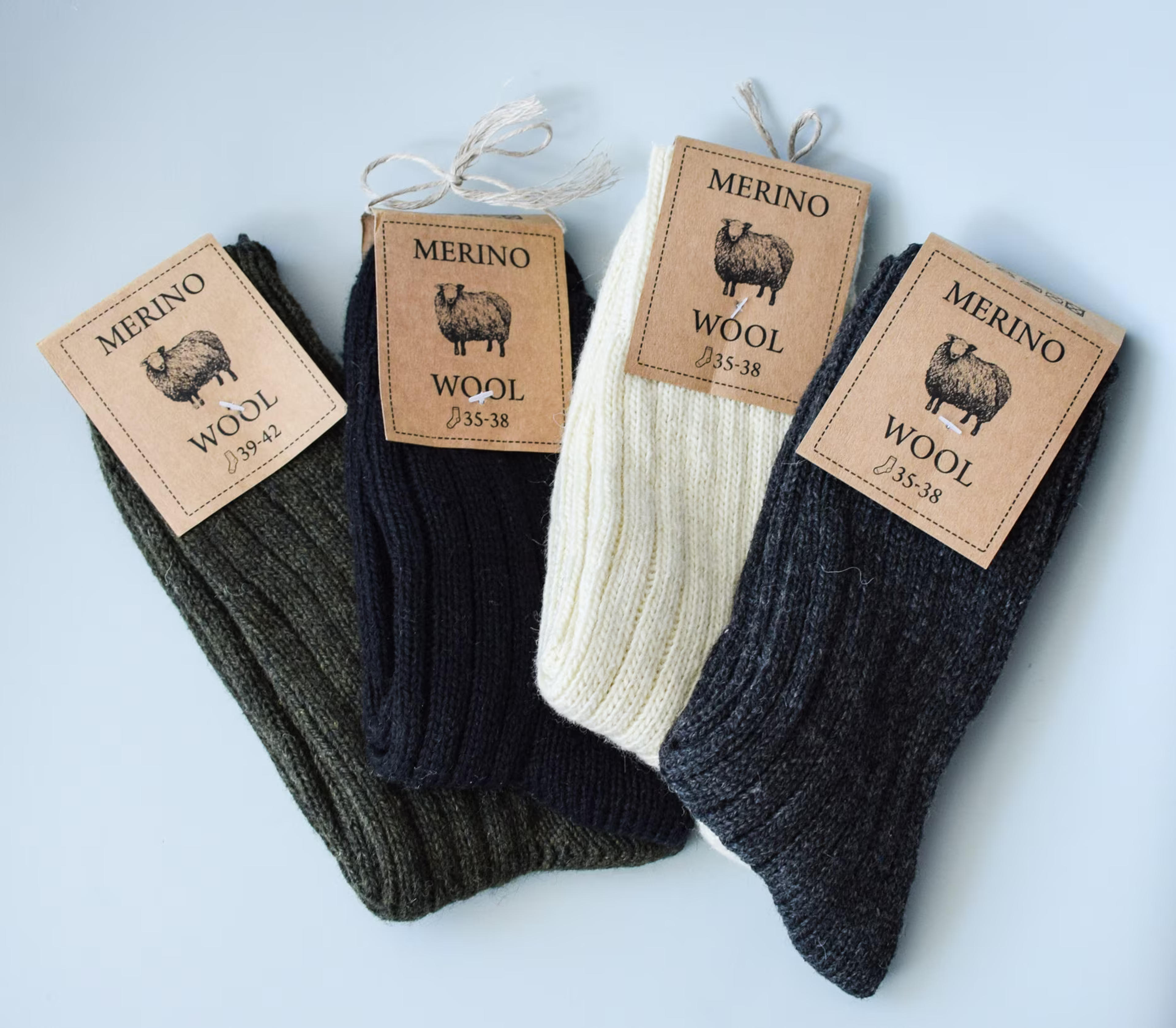 Merino Socks, 100% Merino Wool, Soft and Warm, Unisex Sizes!!!