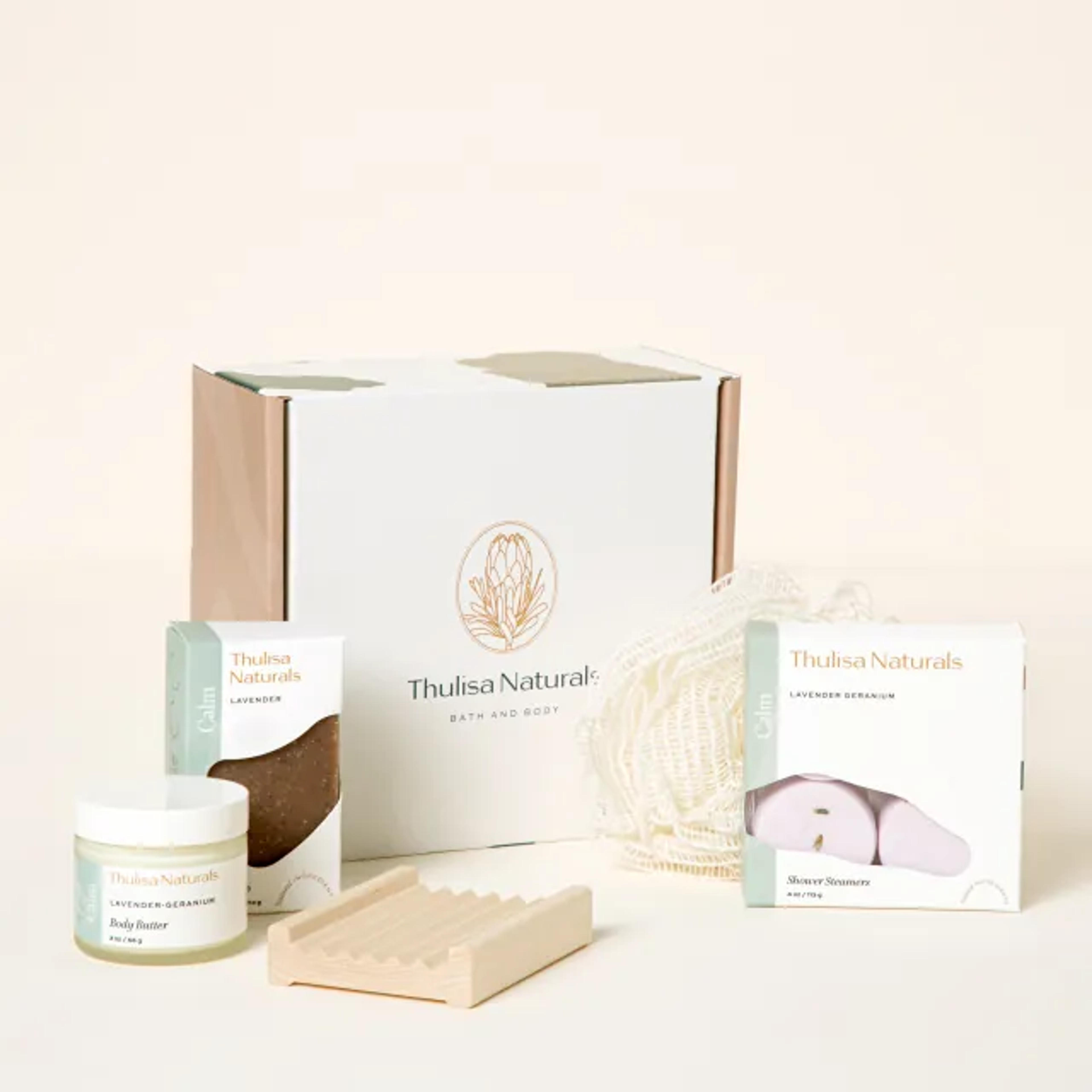 Instant Spa Shower Gift Box | Self-care Gift Box | Uncommon Goods