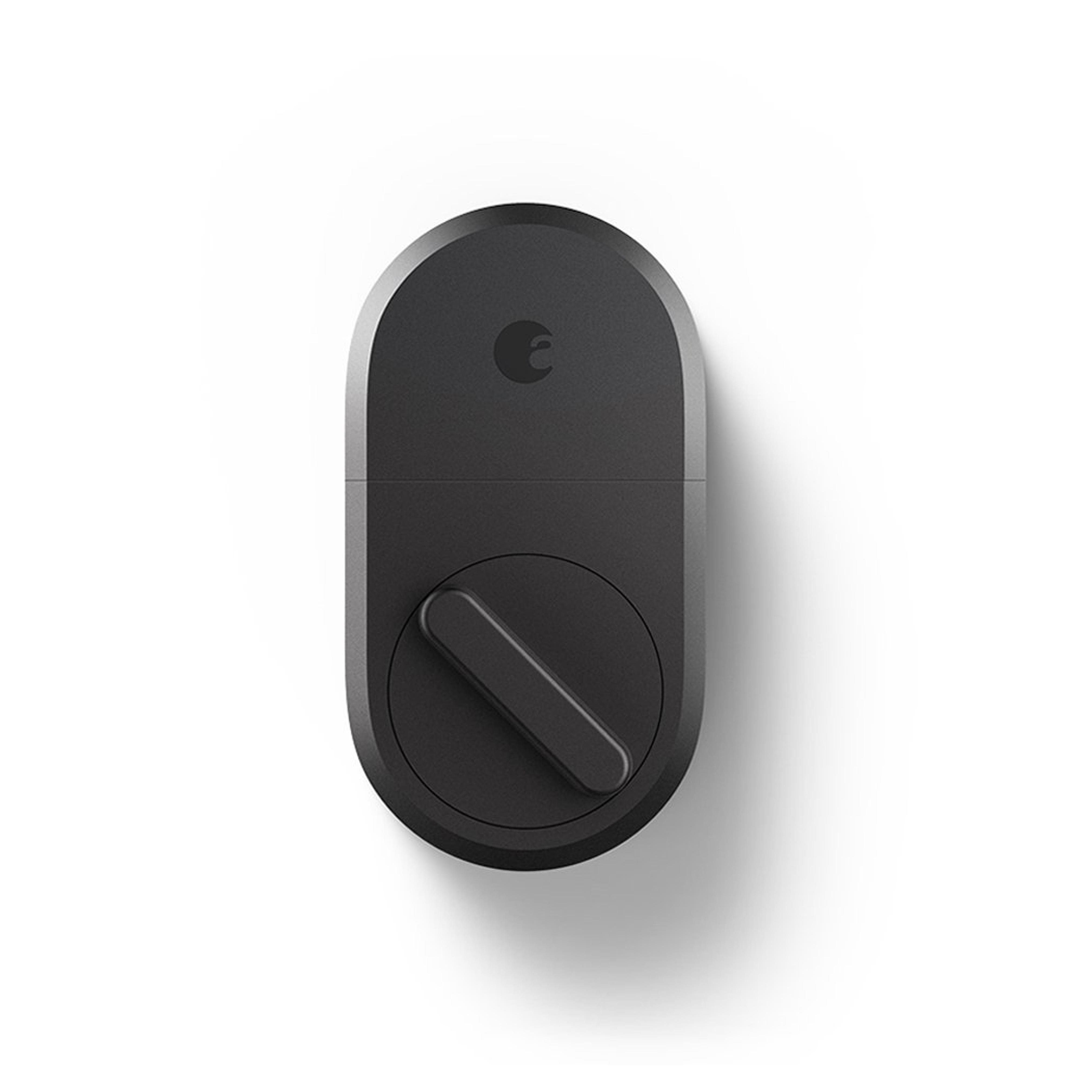 August Smart Lock, 3rd Gen Technology - Dark Gray, Works with Alexa