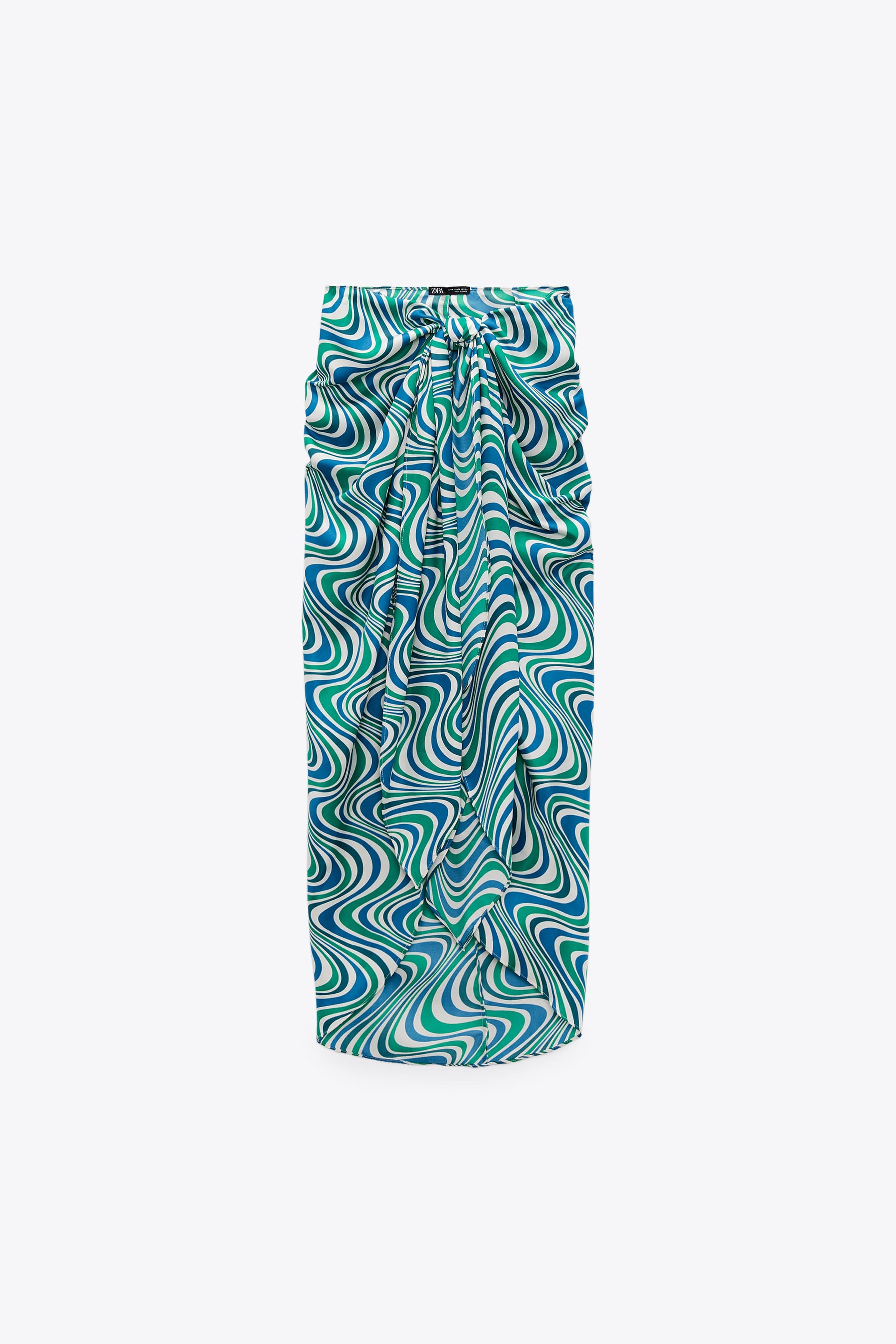 PRINTED SARONG SKIRT