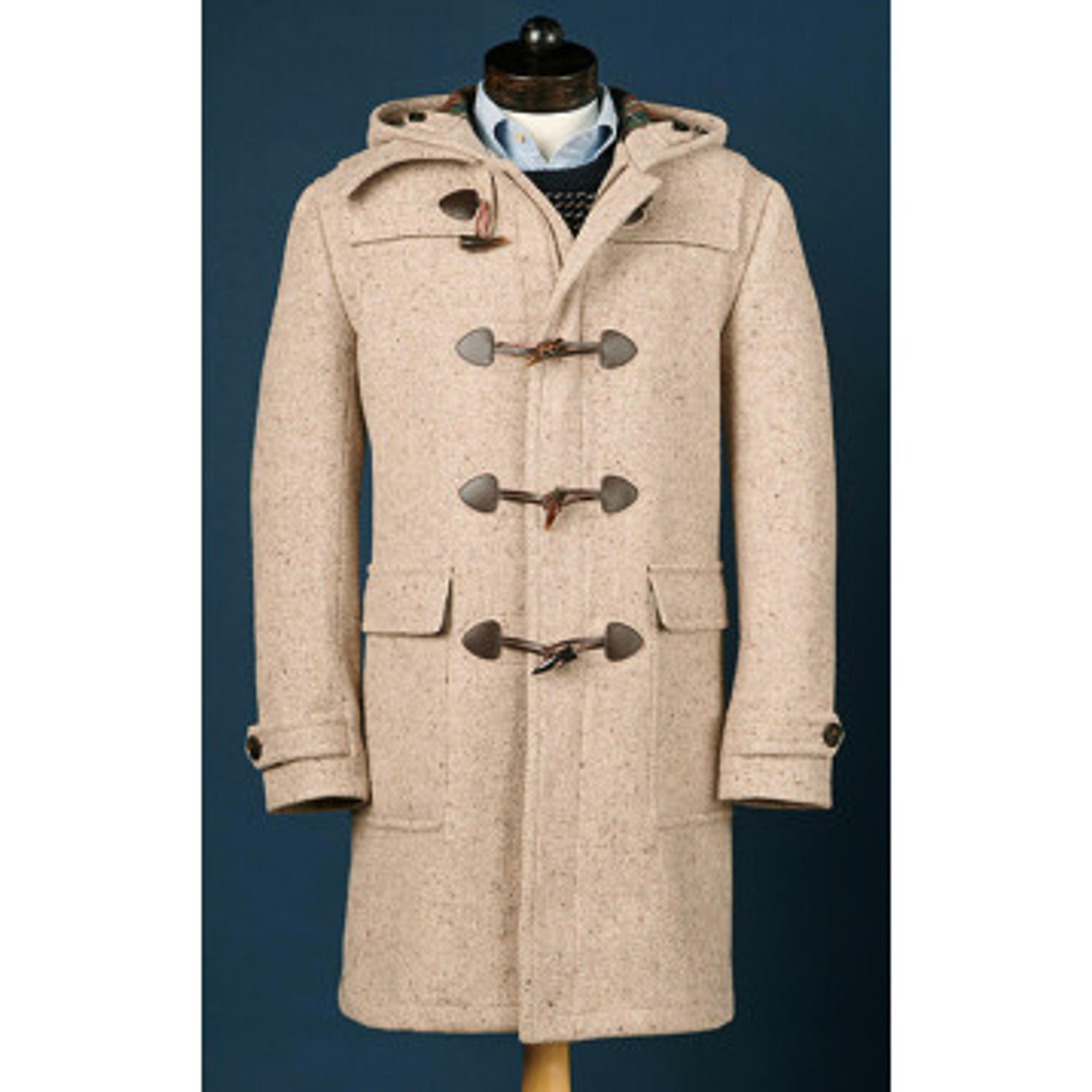 Zanieri - Oatmeal Donegal - Duffle Coat | SPIER & MACKAY