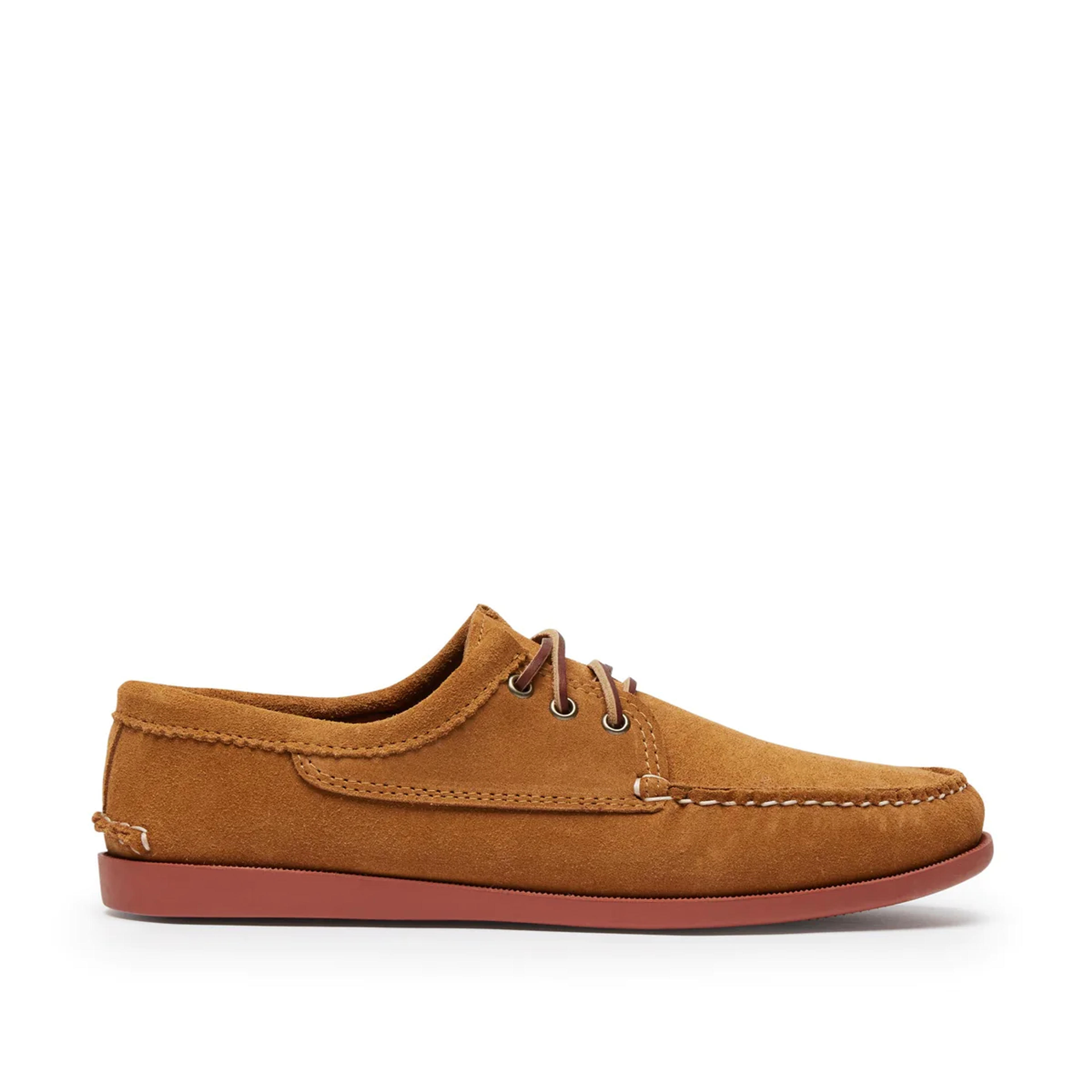 Men’s Blucher Shoe: Toast Suede – Quoddy.com