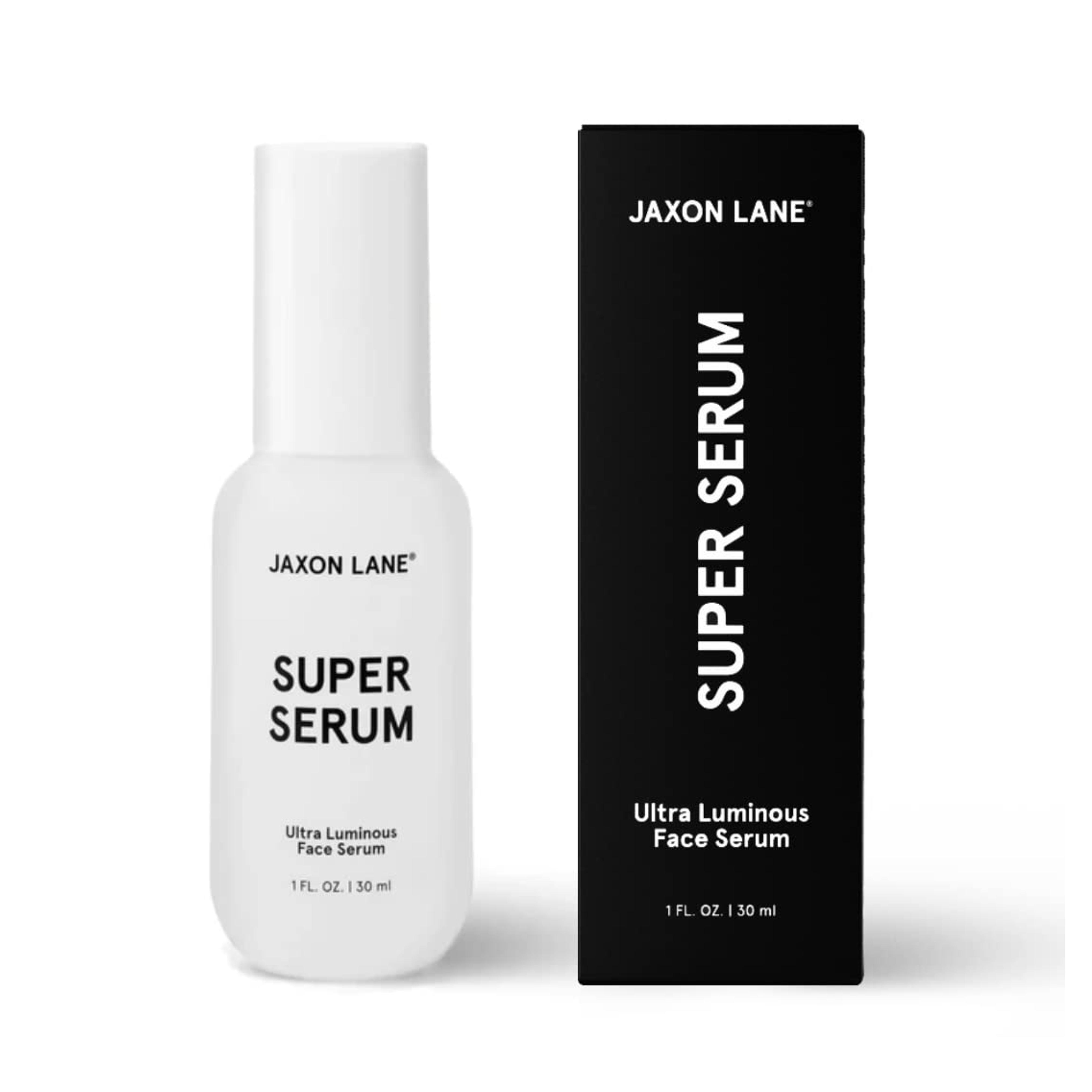 SUPER SERUM Anti Aging Serum for Face: 5% Niacinamide Serum, Bakuchiol Serum, Vitamin C Face Serum for Men, Tranexamic Acid Hyperpigmentation Treatment Dark Spot Remover, Pore Minimizer JAXON LANE 1oz : Beauty & Personal Care