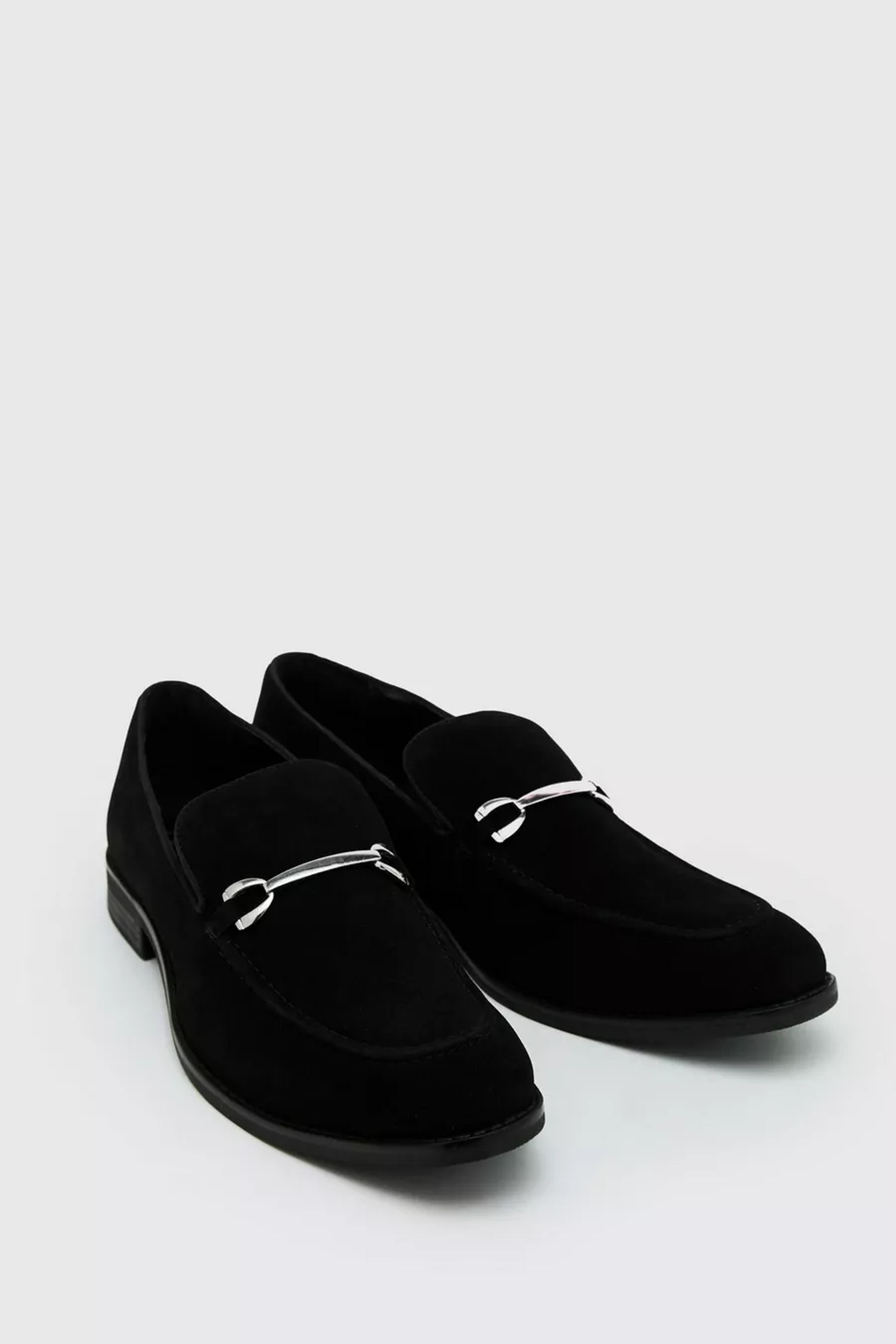 Faux Suede Snaffle Loafer | boohoo