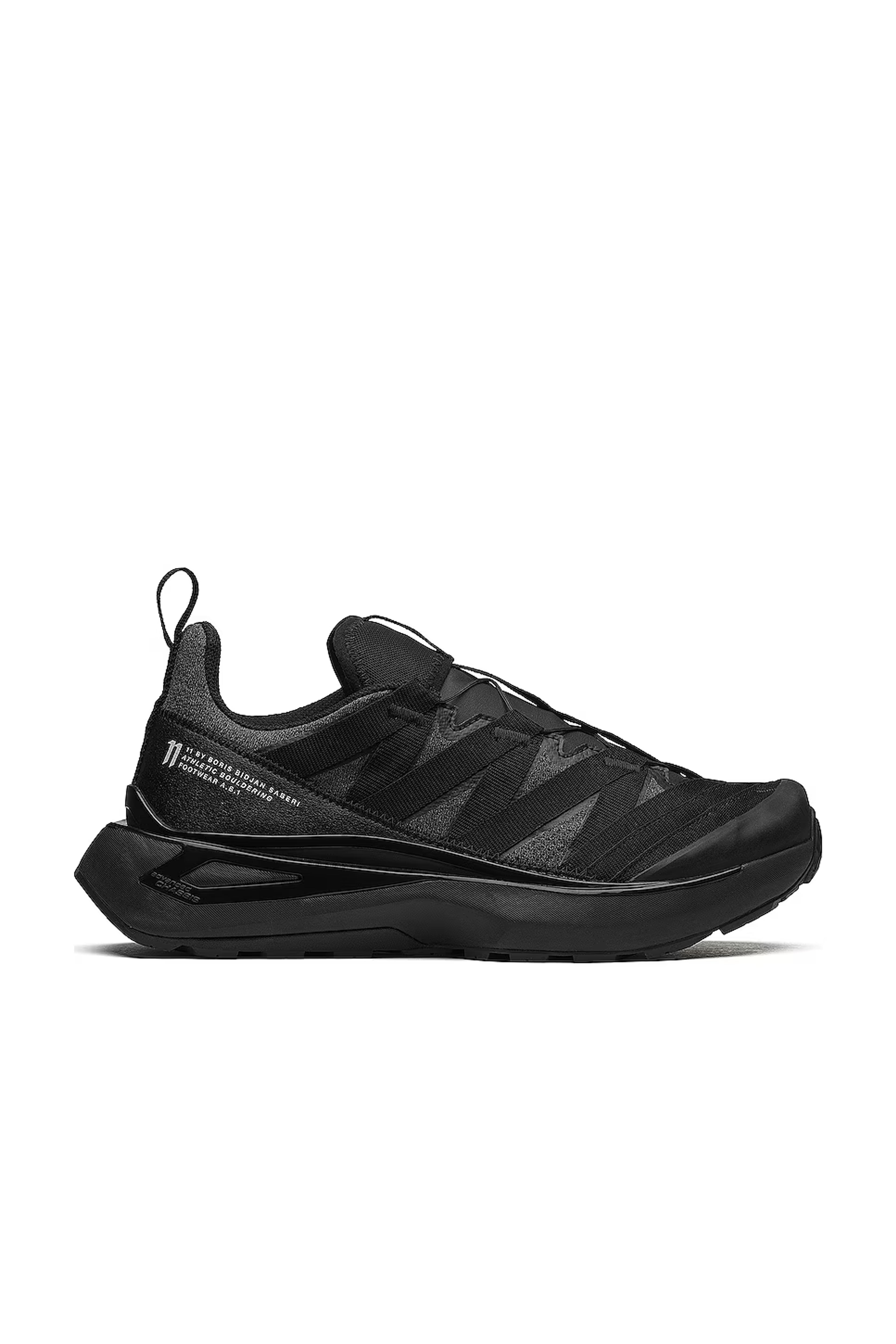 Salomon X 11 By Boris Bidjan Saberi Sneaker In Black in Black, Black, & Black | FWRD