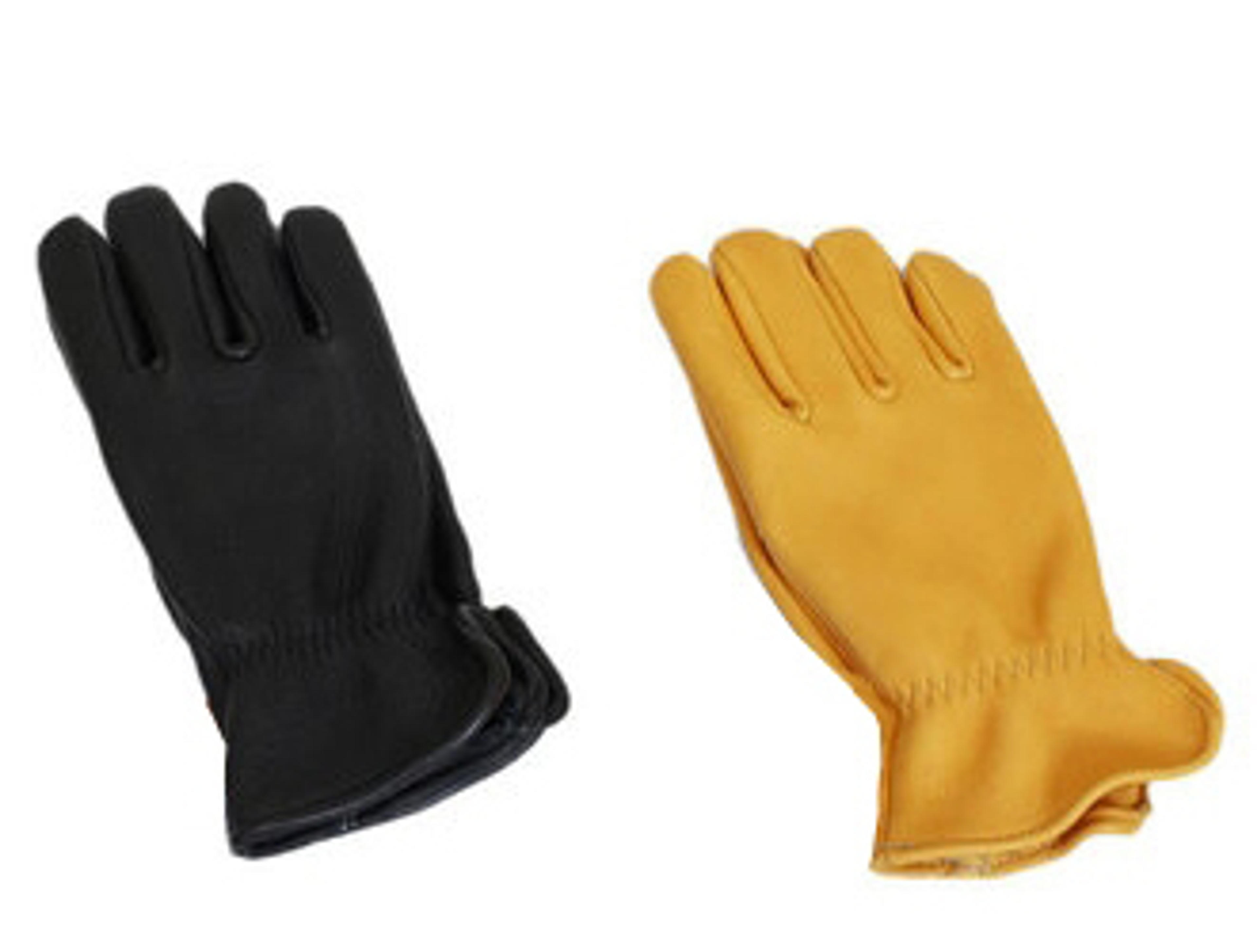 Elk Hide Gloves with Fleece Lining