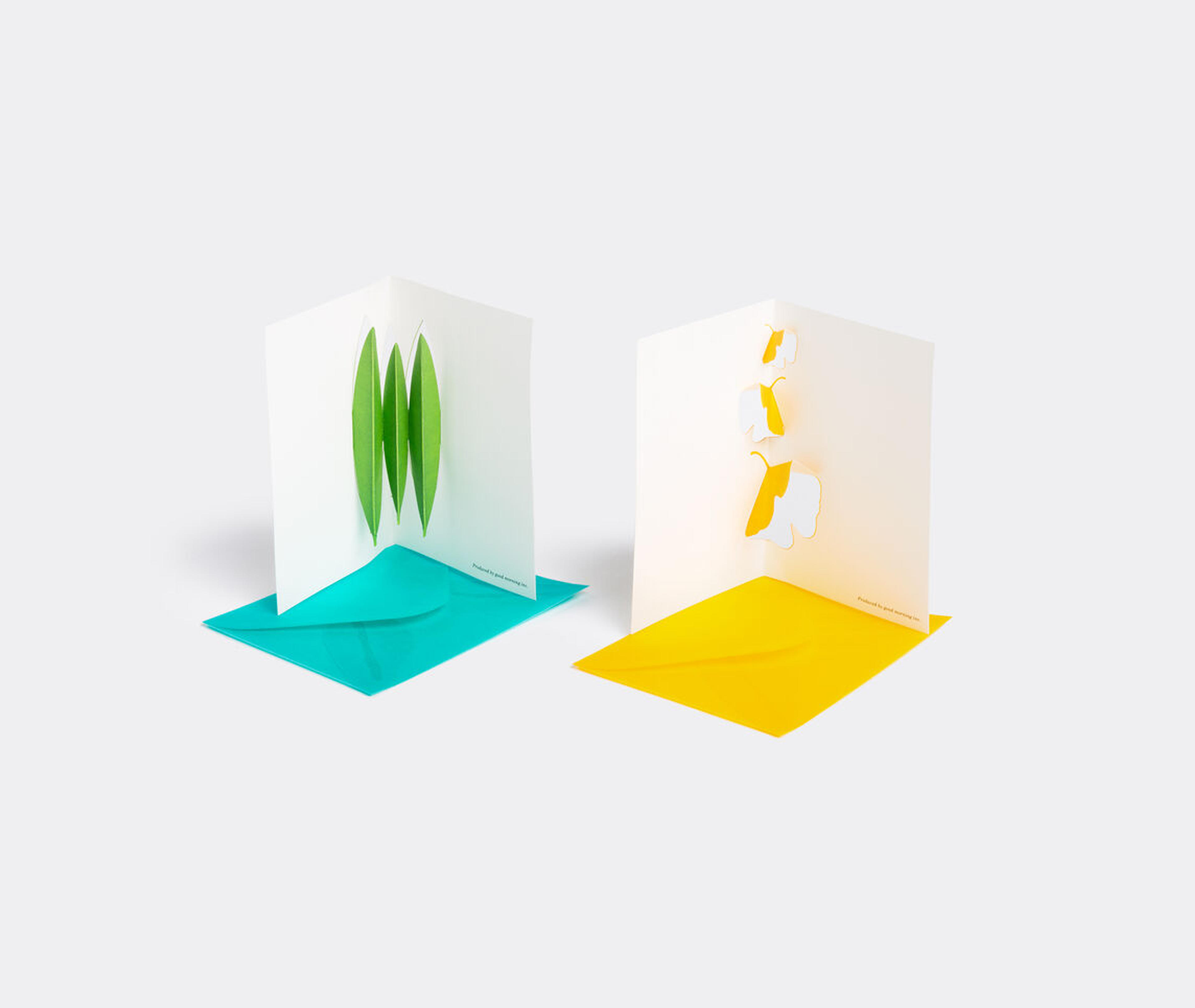 'Leaves' pop-up message card by Good morning inc. | Writing | FRANKBROS