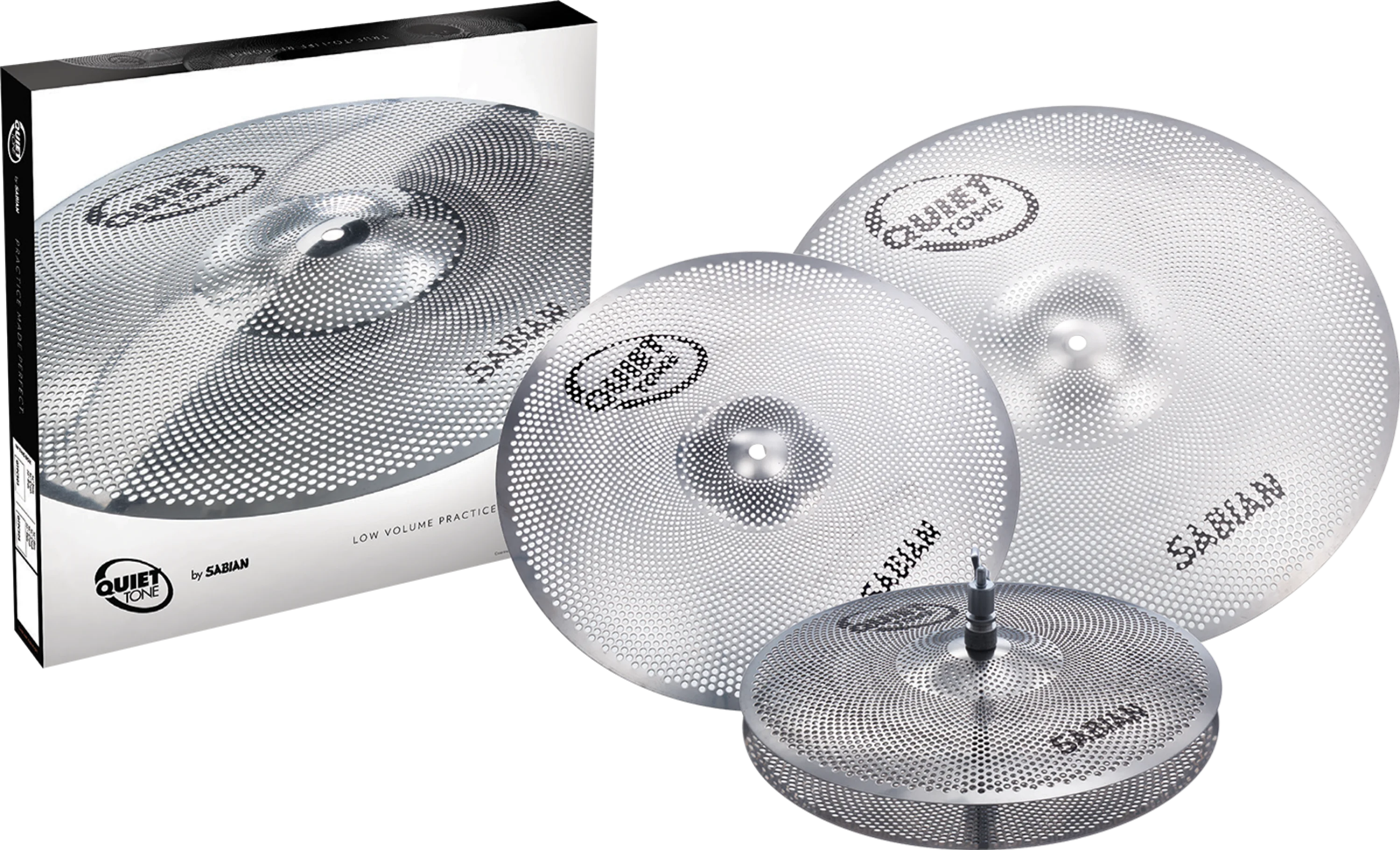 Sabian Quiet Tone Practice Cymbals Set - 14/16/20 inch