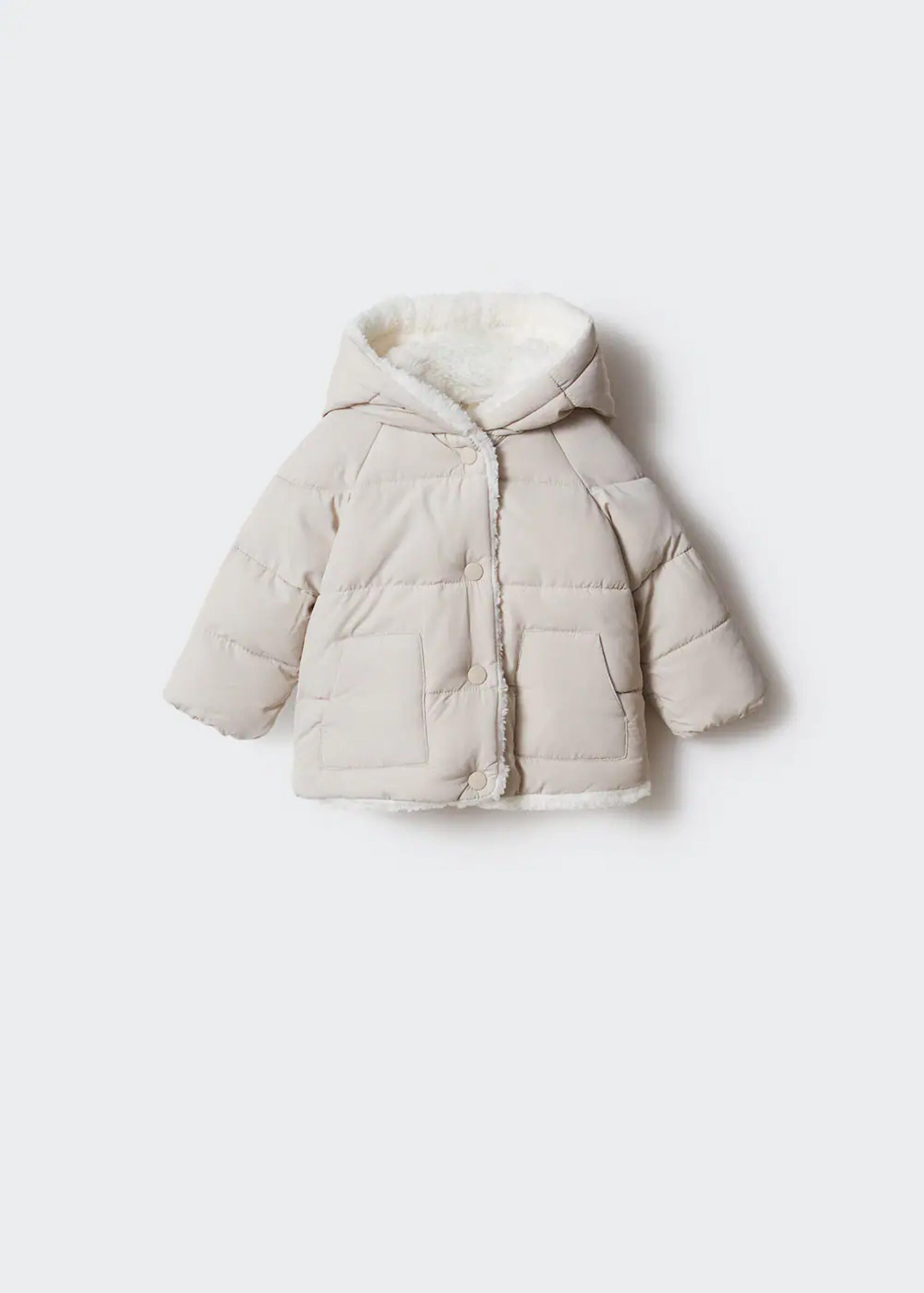 Faux shearling interior jacket - Women | Mango USA