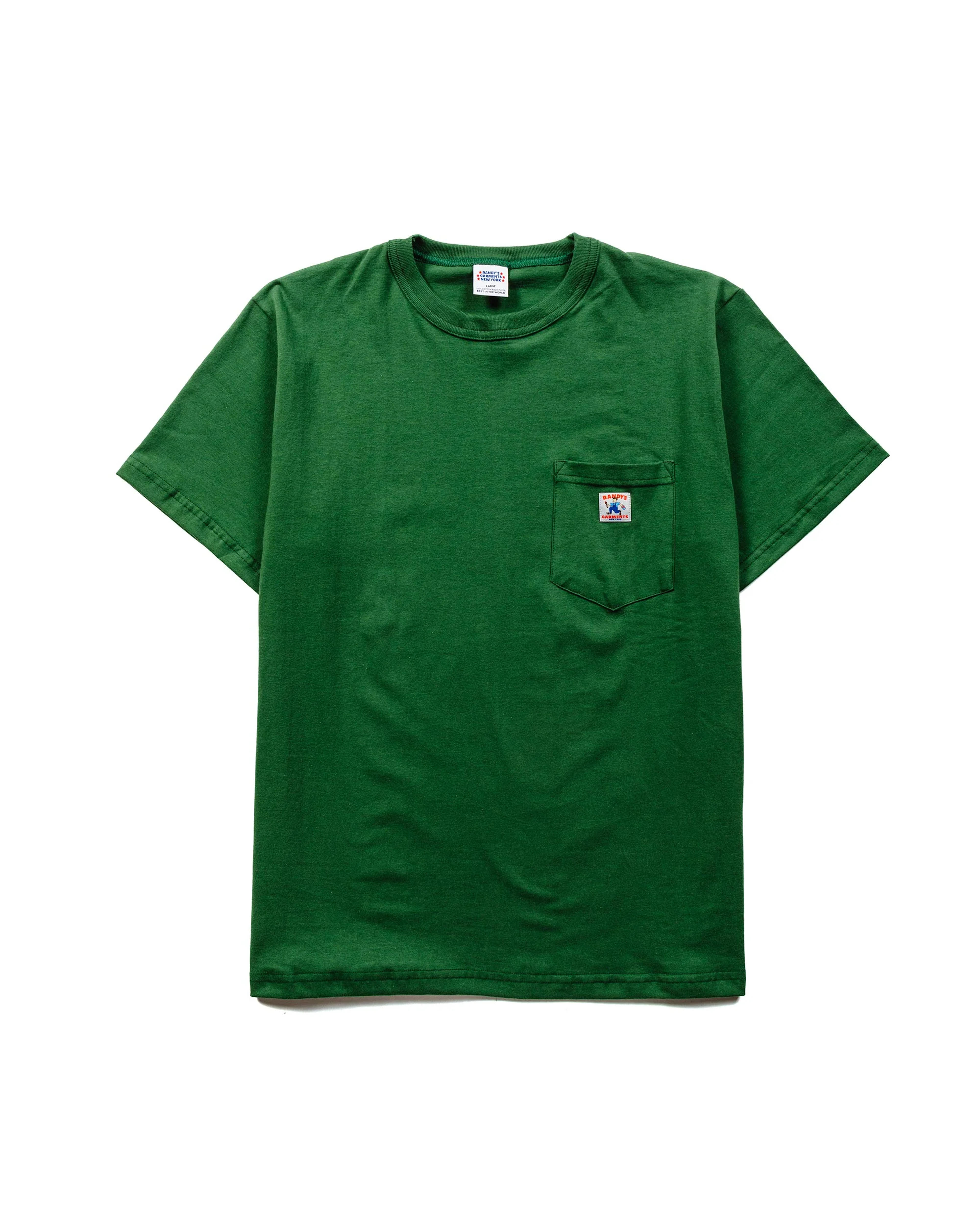 Randy's Garments Pocket Tee Dark Green